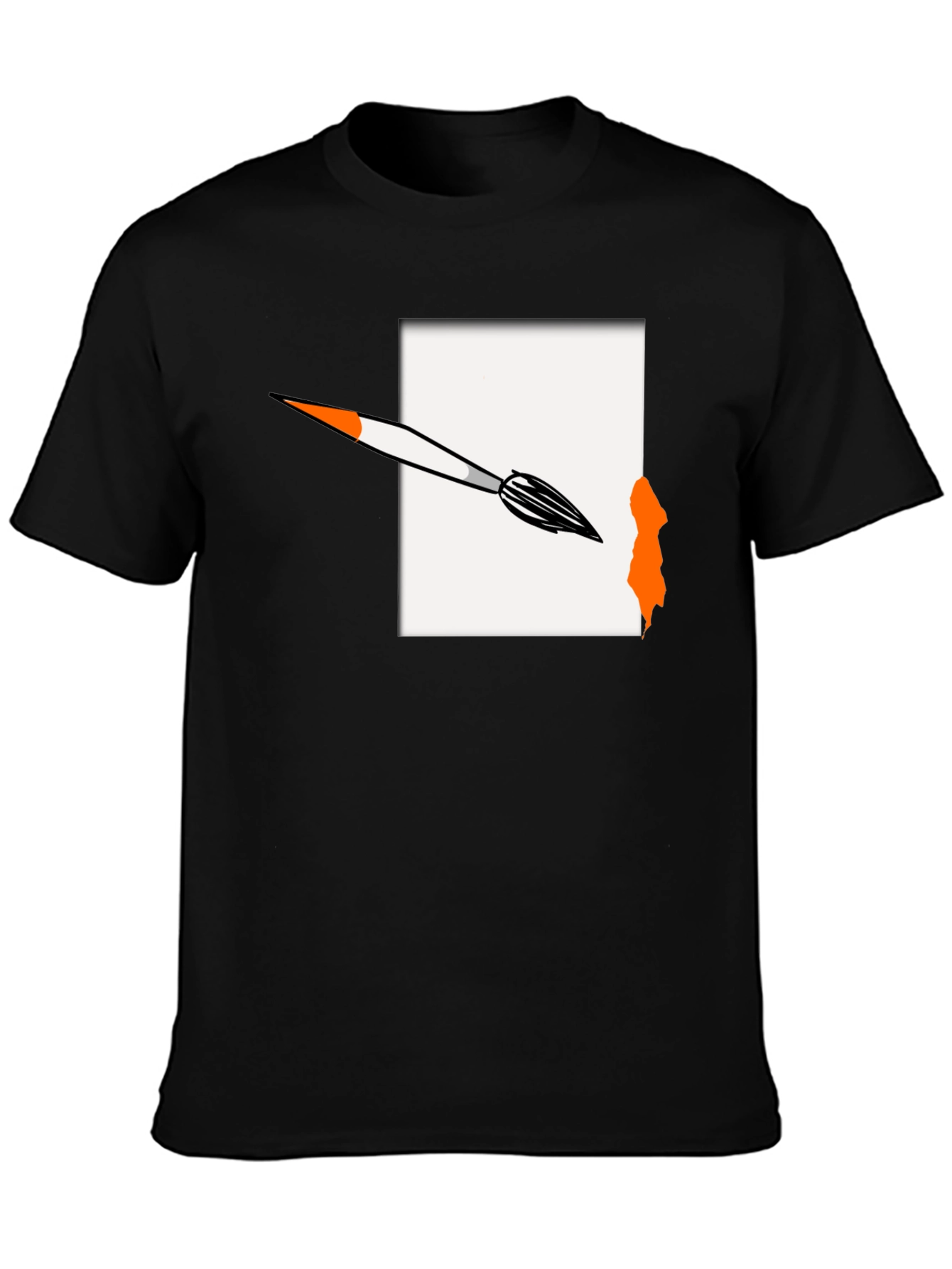 Artistic Brushstroke Graphic Tee
