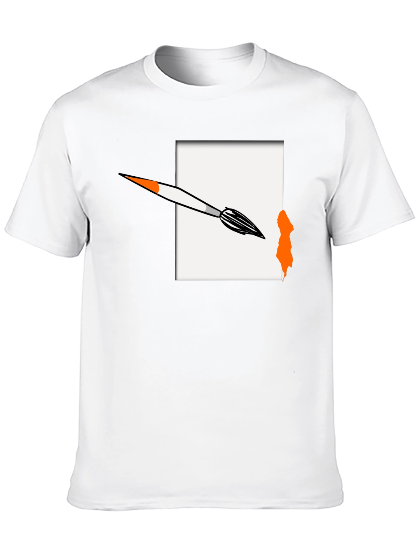 Artistic Brushstroke Graphic Tee