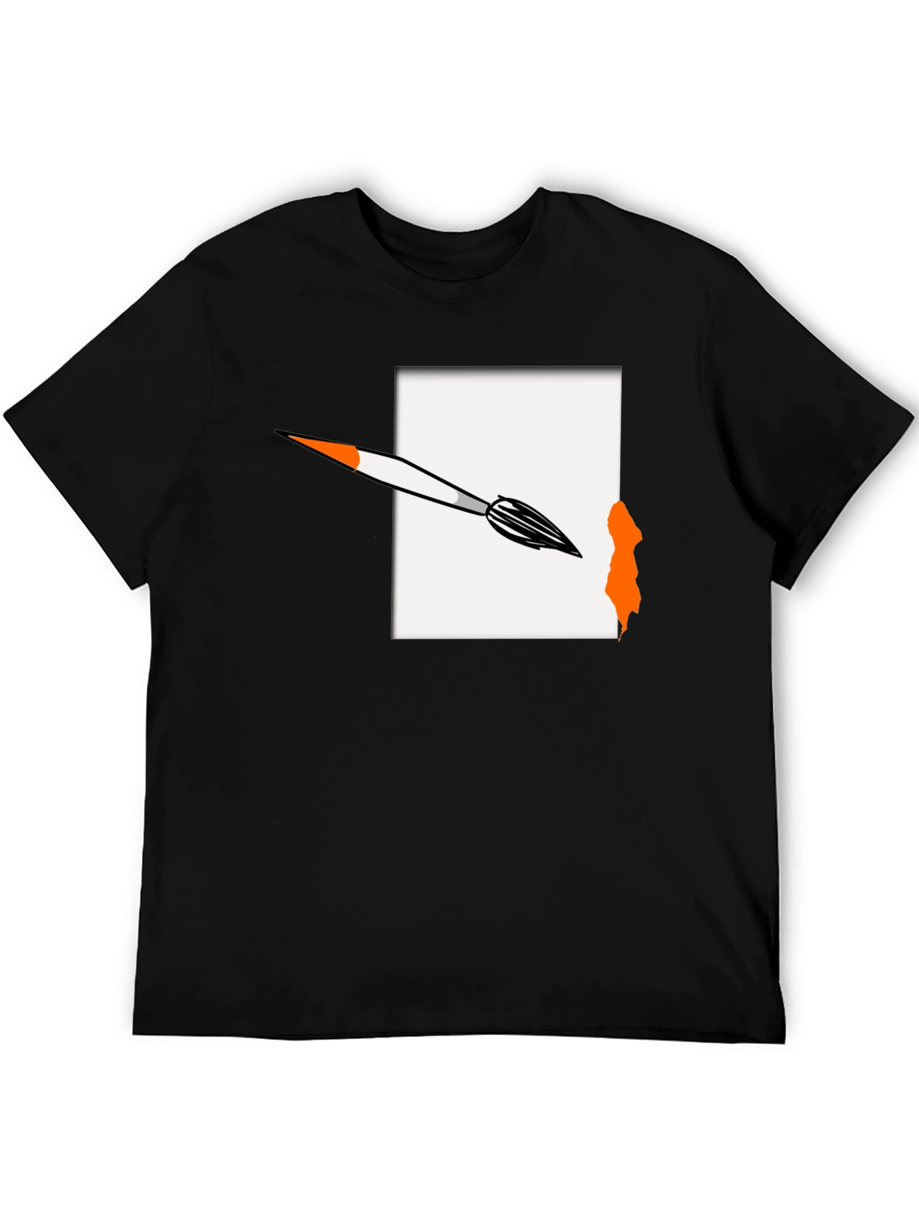 Artistic Brushstroke Graphic Tee