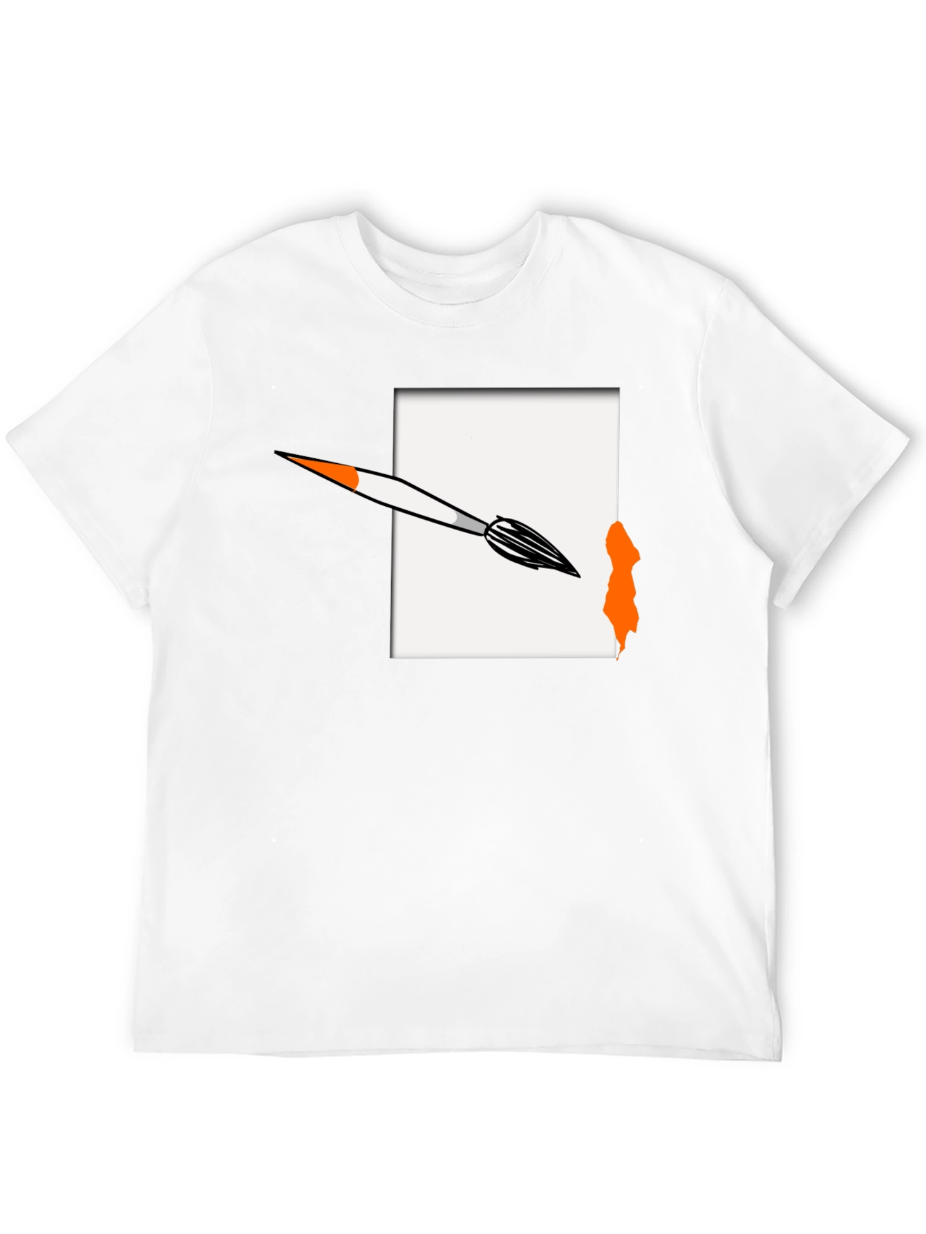 Artistic Brushstroke Graphic Tee
