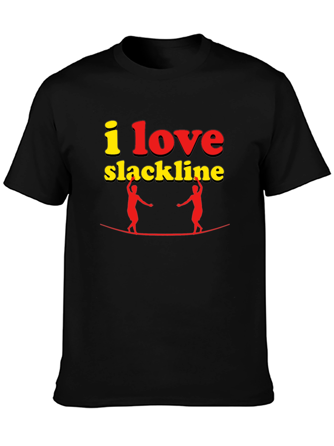 I Love Slackline Graphic T-Shirt