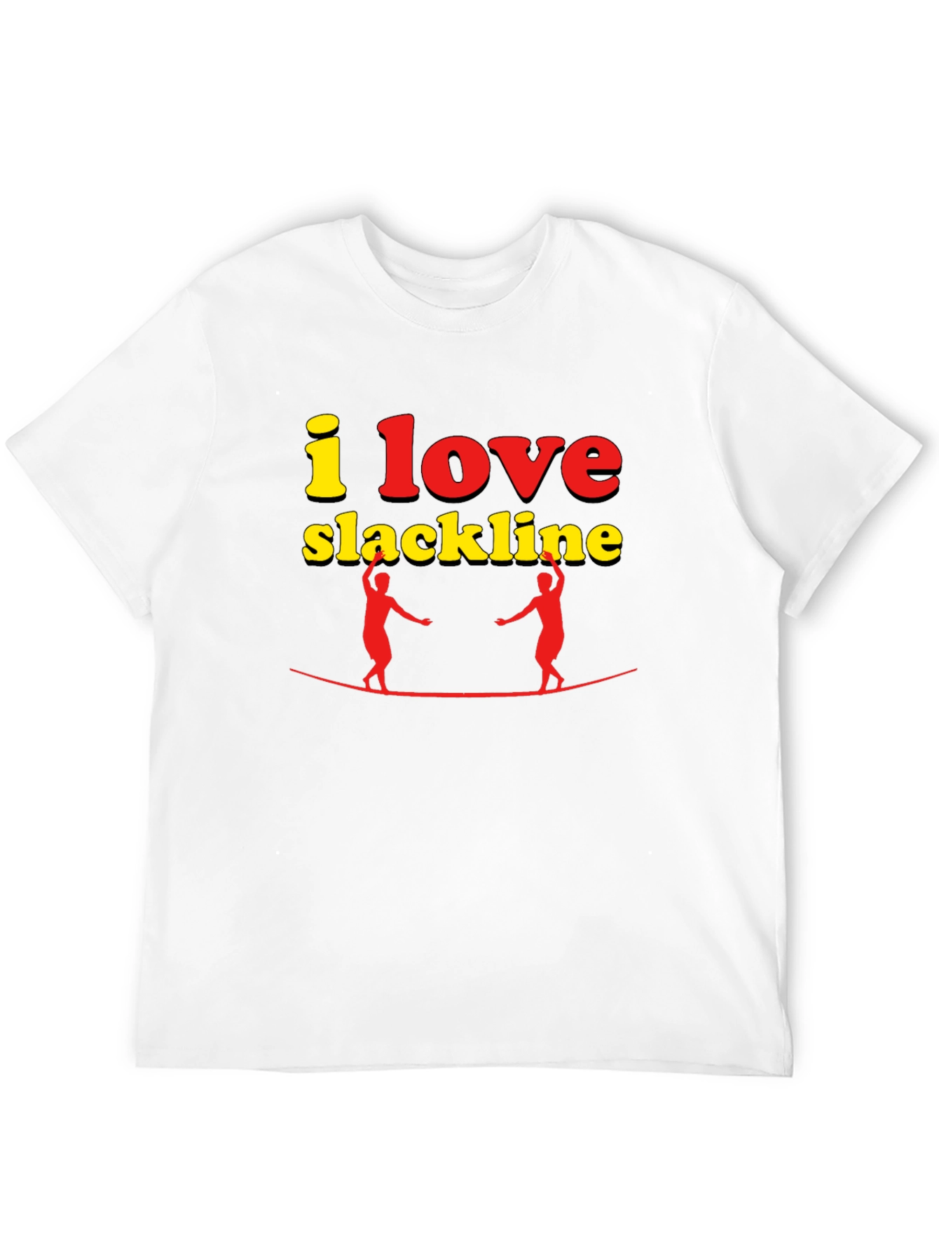 I Love Slackline Graphic T-Shirt