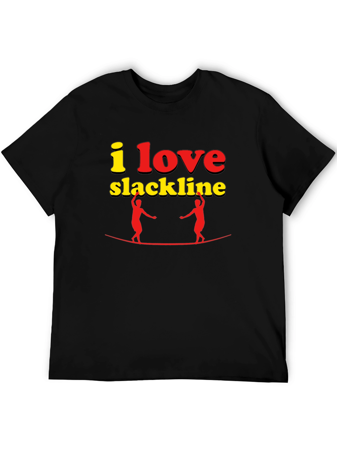 I Love Slackline Graphic T-Shirt
