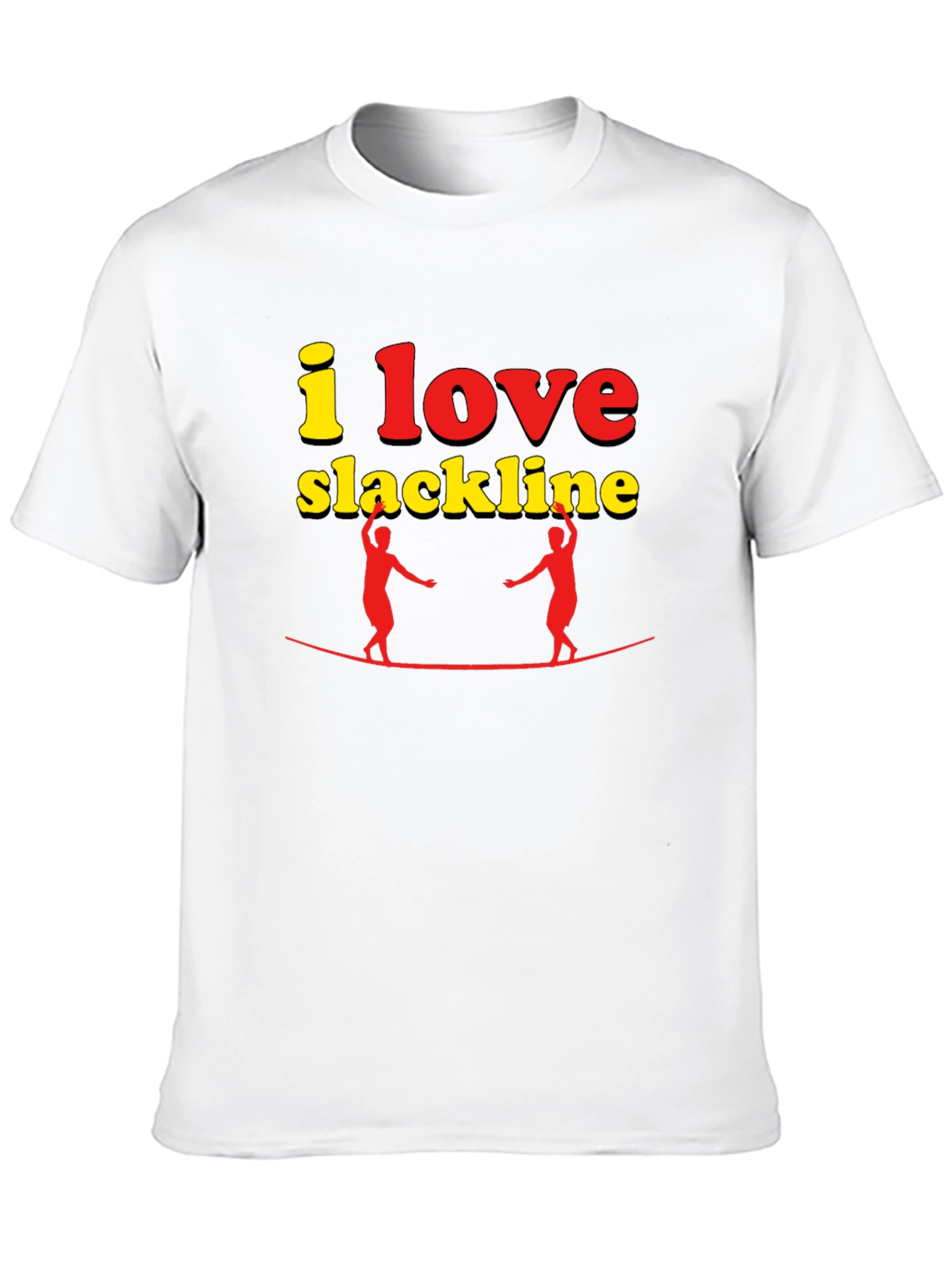 I Love Slackline Graphic T-Shirt