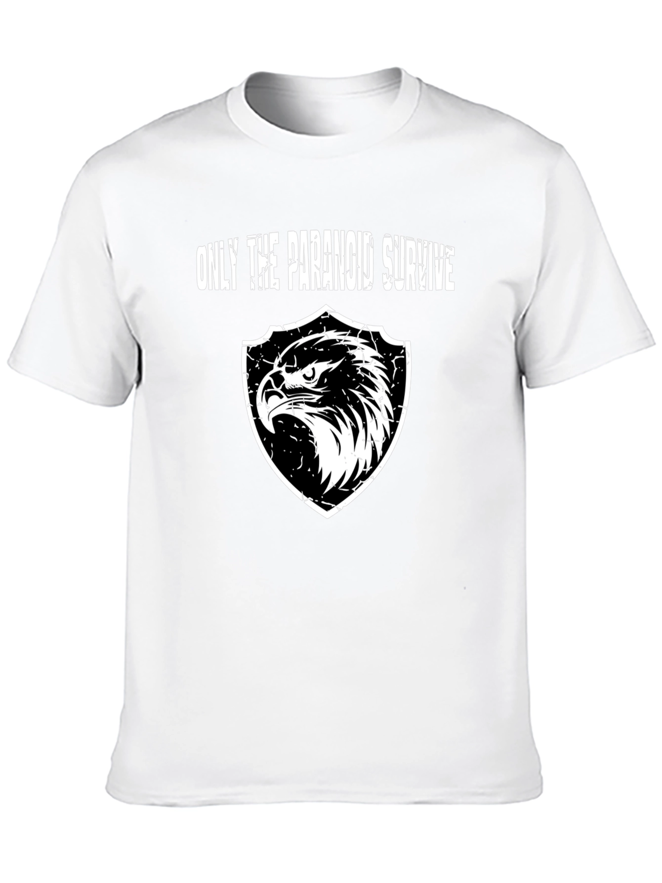 Paranoid Survive Eagle Graphic Black T-Shirt