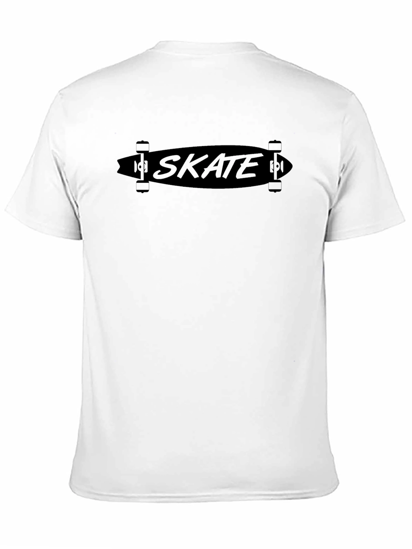 Skate Design Black T-Shirt