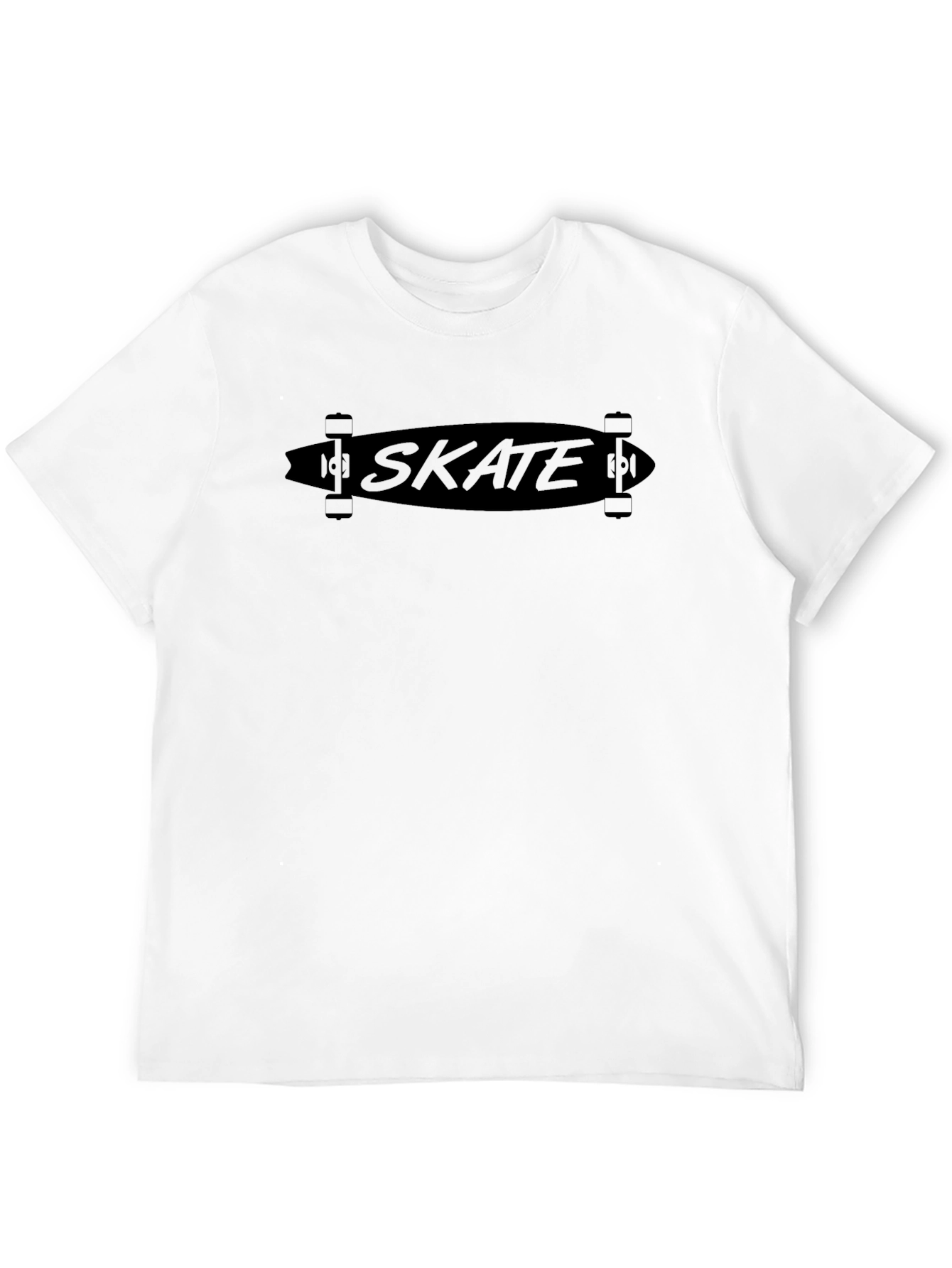 Skate Design Black T-Shirt