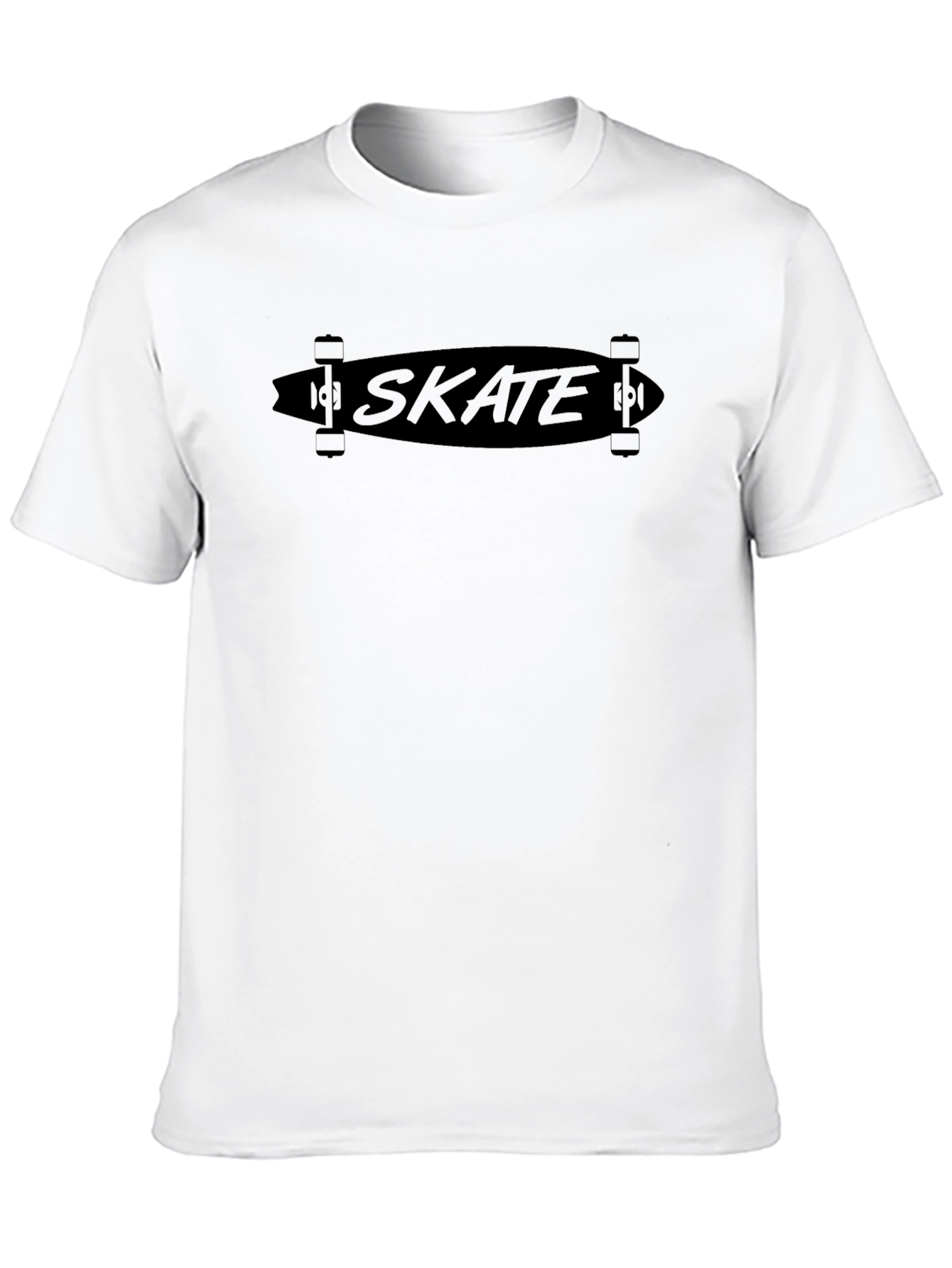 Skate Design Black T-Shirt