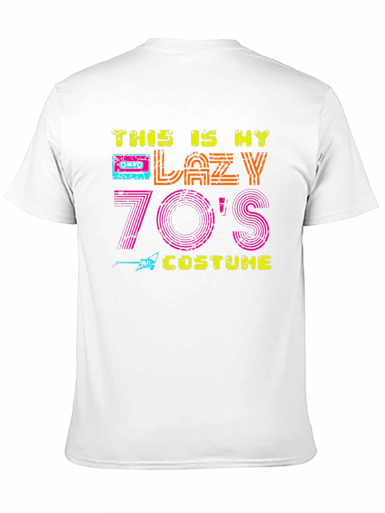 Lazy 70s Costume Graphic T-Shirt