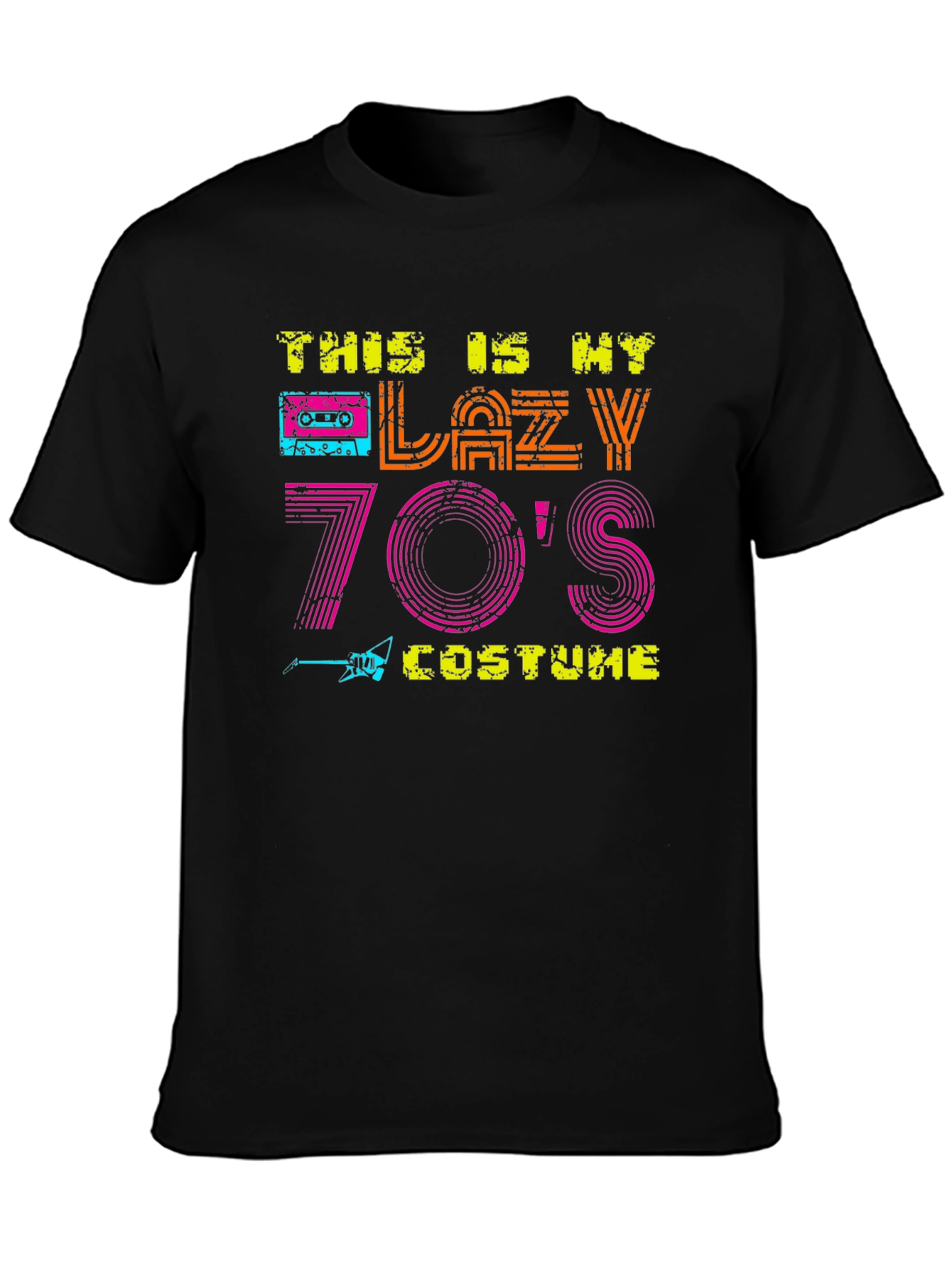 Lazy 70s Costume Graphic T-Shirt