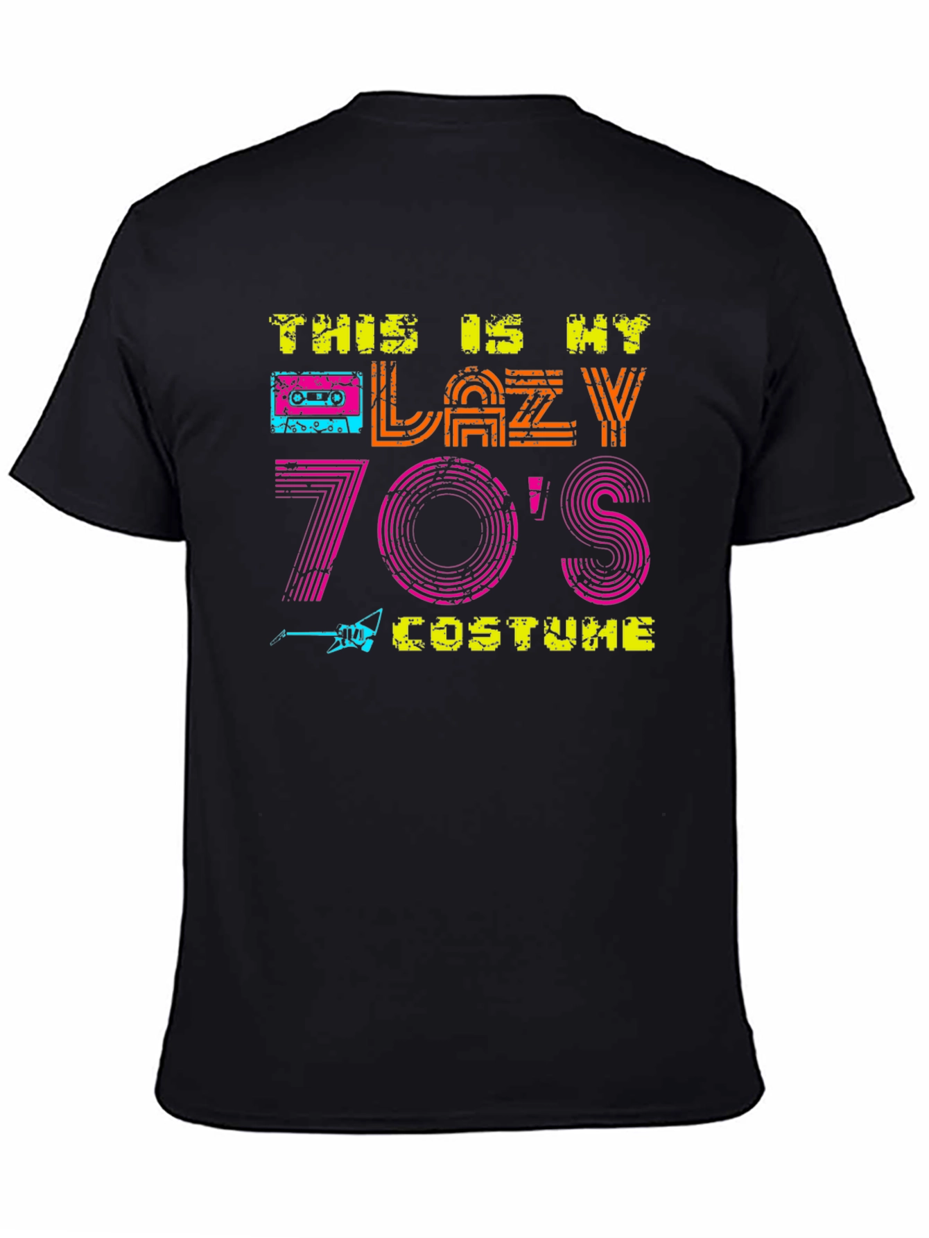 Lazy 70s Costume Graphic T-Shirt