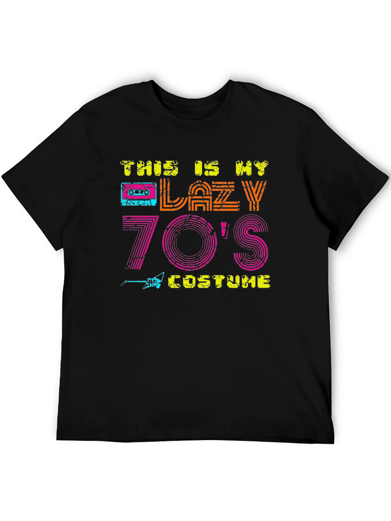 Lazy 70s Costume Graphic T-Shirt