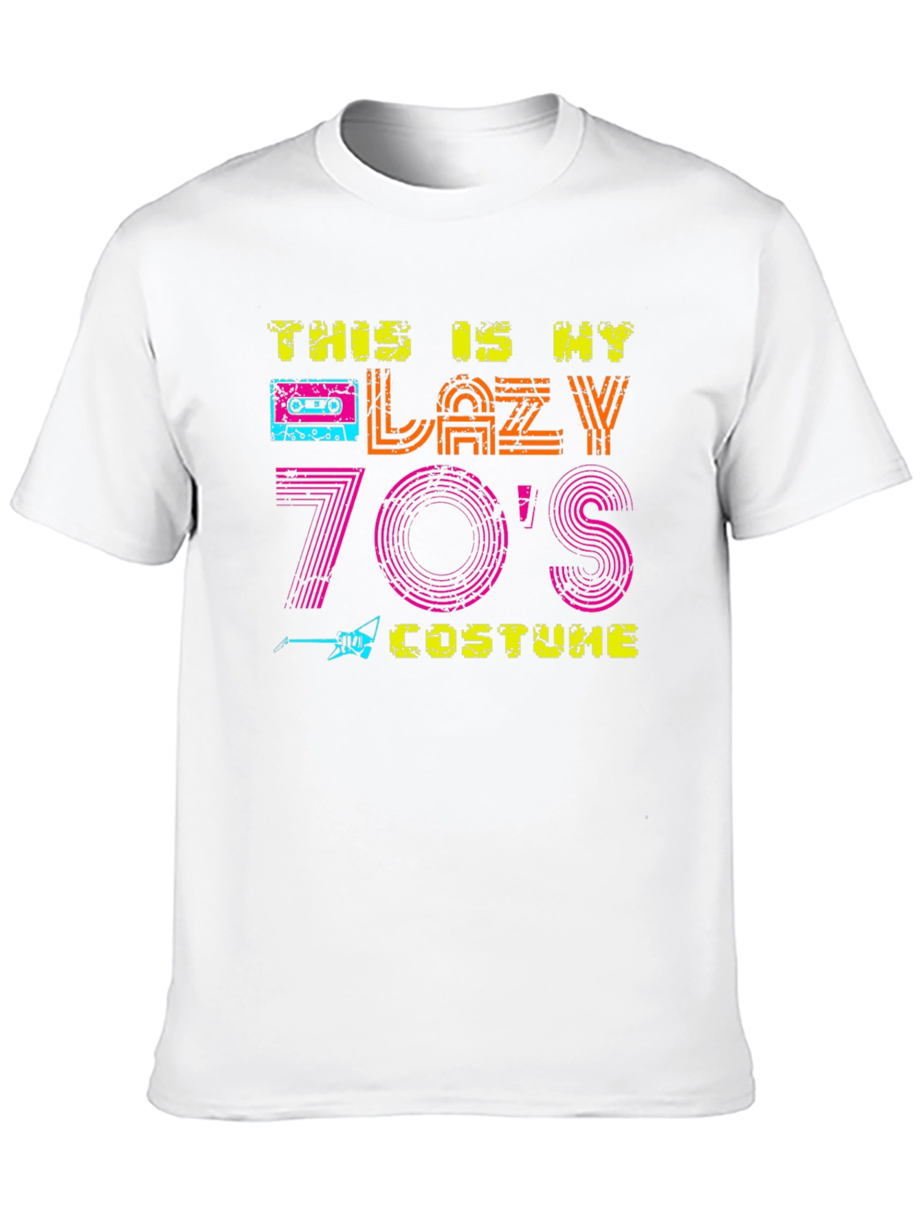 Lazy 70s Costume Graphic T-Shirt