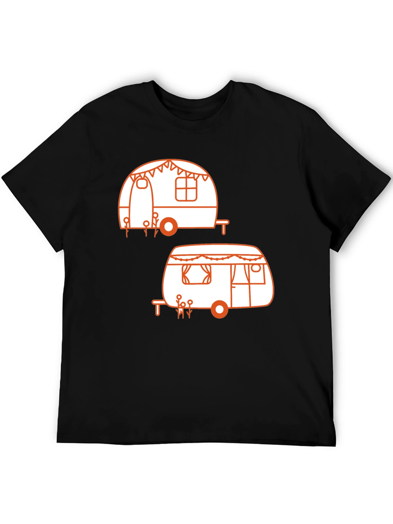 Cute Camper Graphic T-Shirt - Retro Camping Style