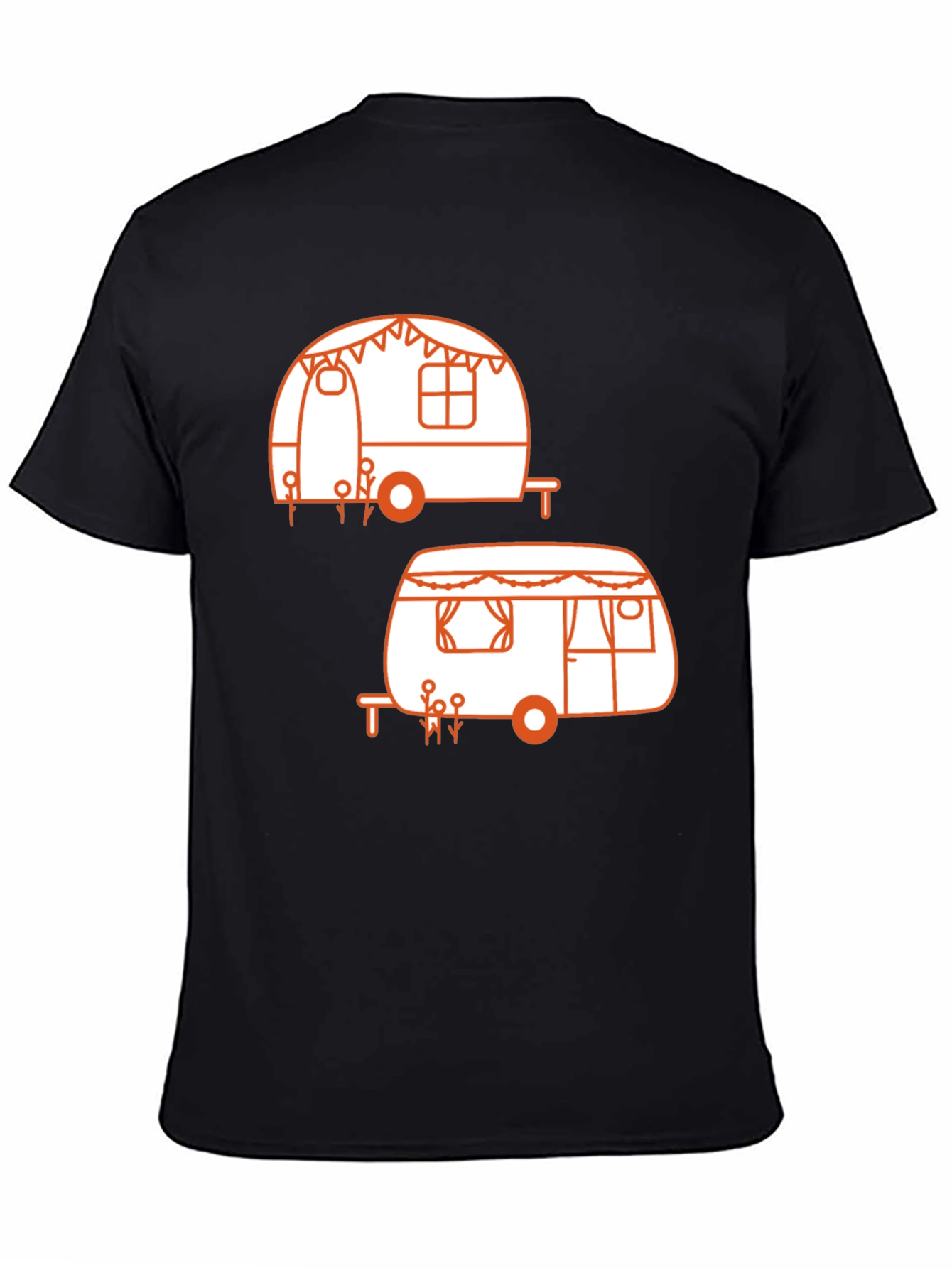 Cute Camper Graphic T-Shirt - Retro Camping Style
