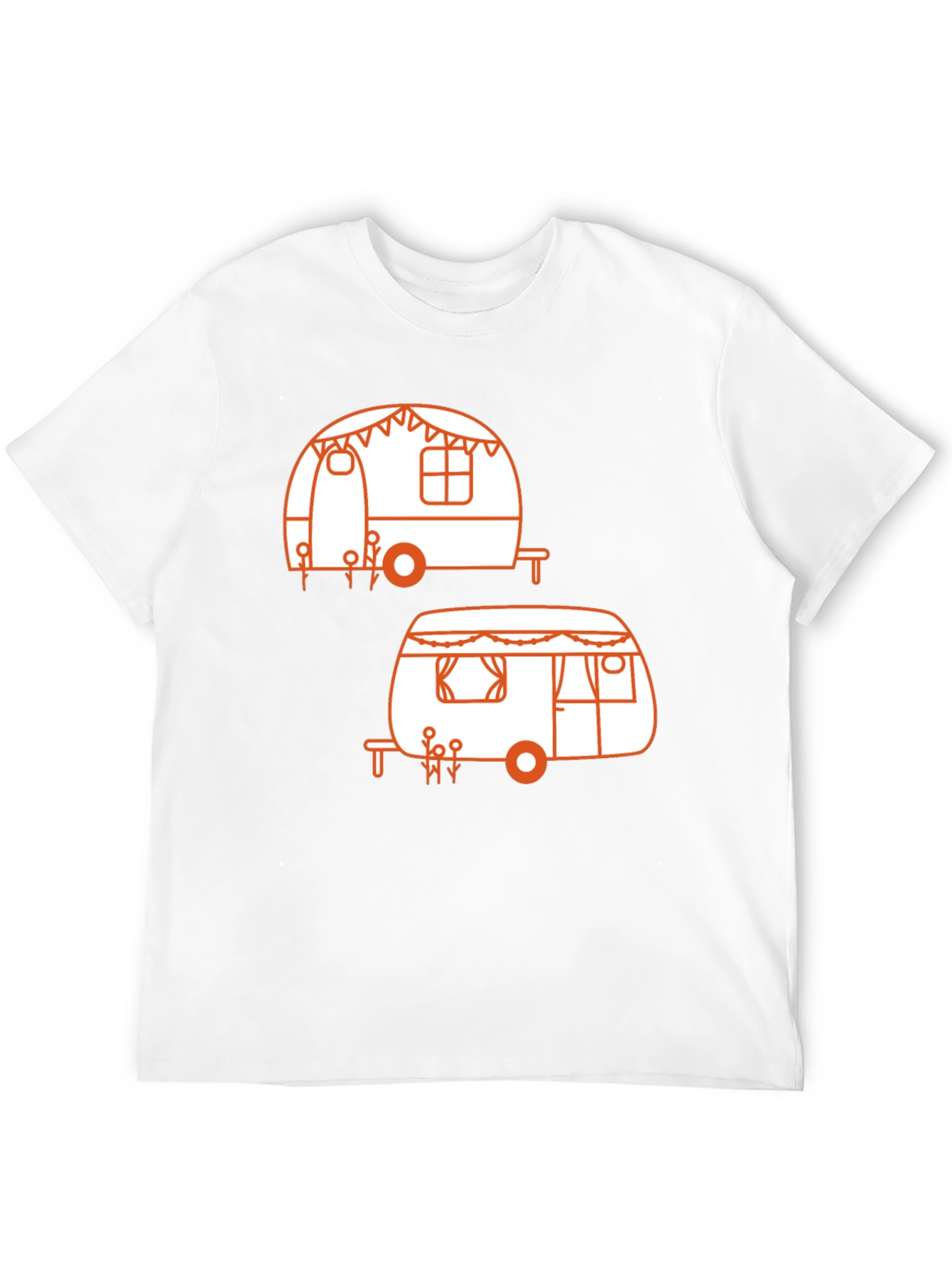 Cute Camper Graphic T-Shirt - Retro Camping Style