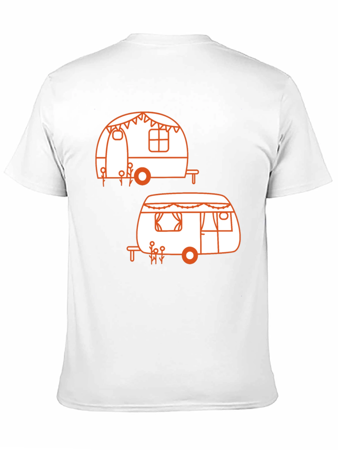 Cute Camper Graphic T-Shirt - Retro Camping Style