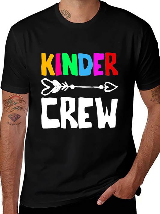 Kinder Crew Graphic Tee - Black Unisex T-Shirt