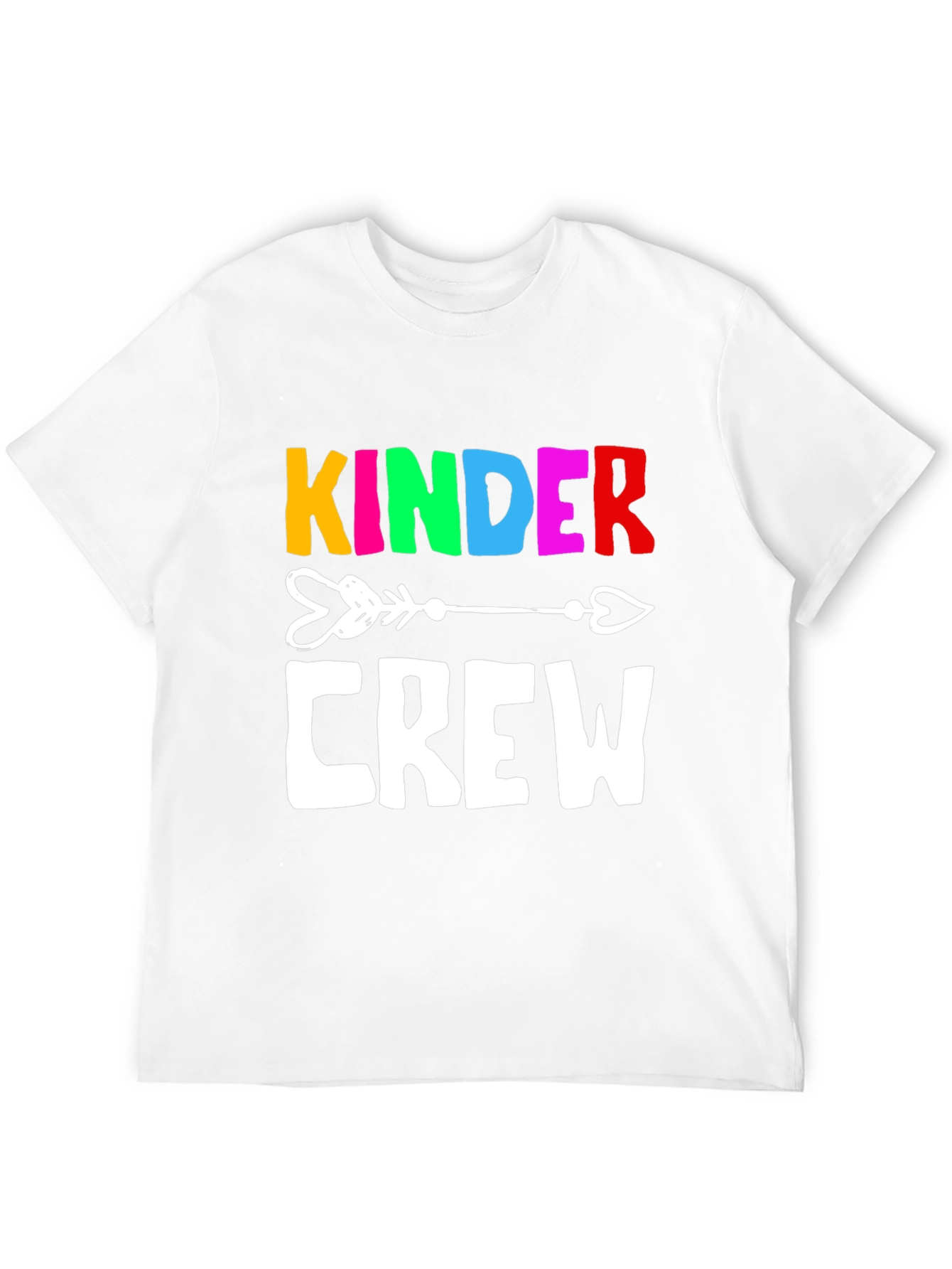 Kinder Crew Graphic Tee - Black Unisex T-Shirt
