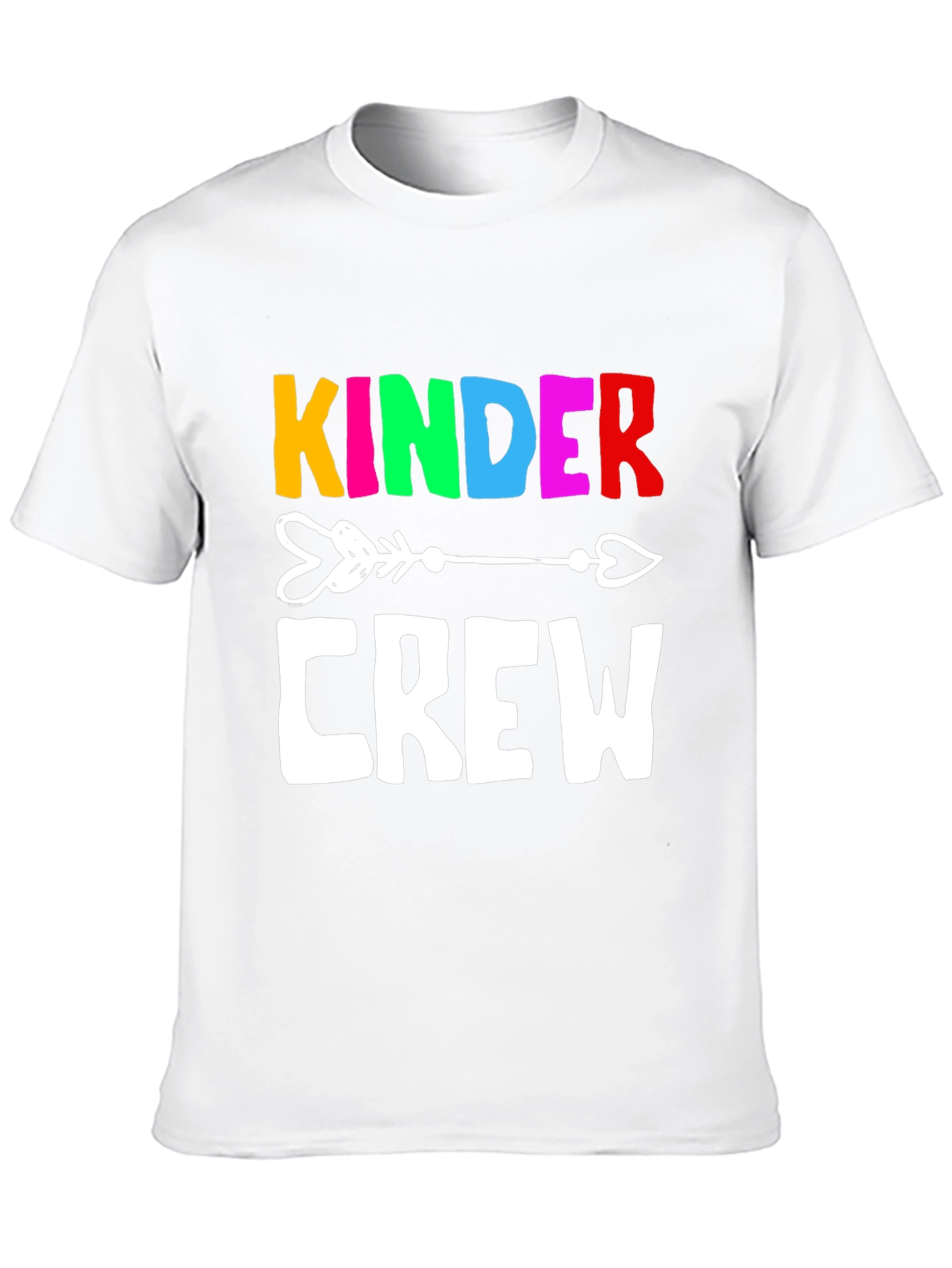 Kinder Crew Graphic Tee - Black Unisex T-Shirt