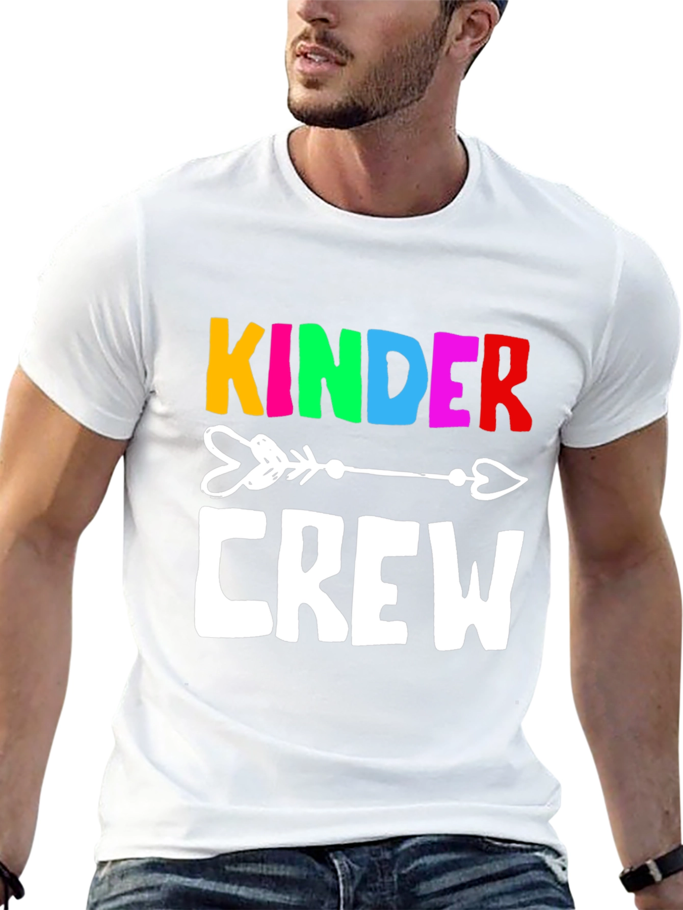 Kinder Crew Graphic Tee - Black Unisex T-Shirt