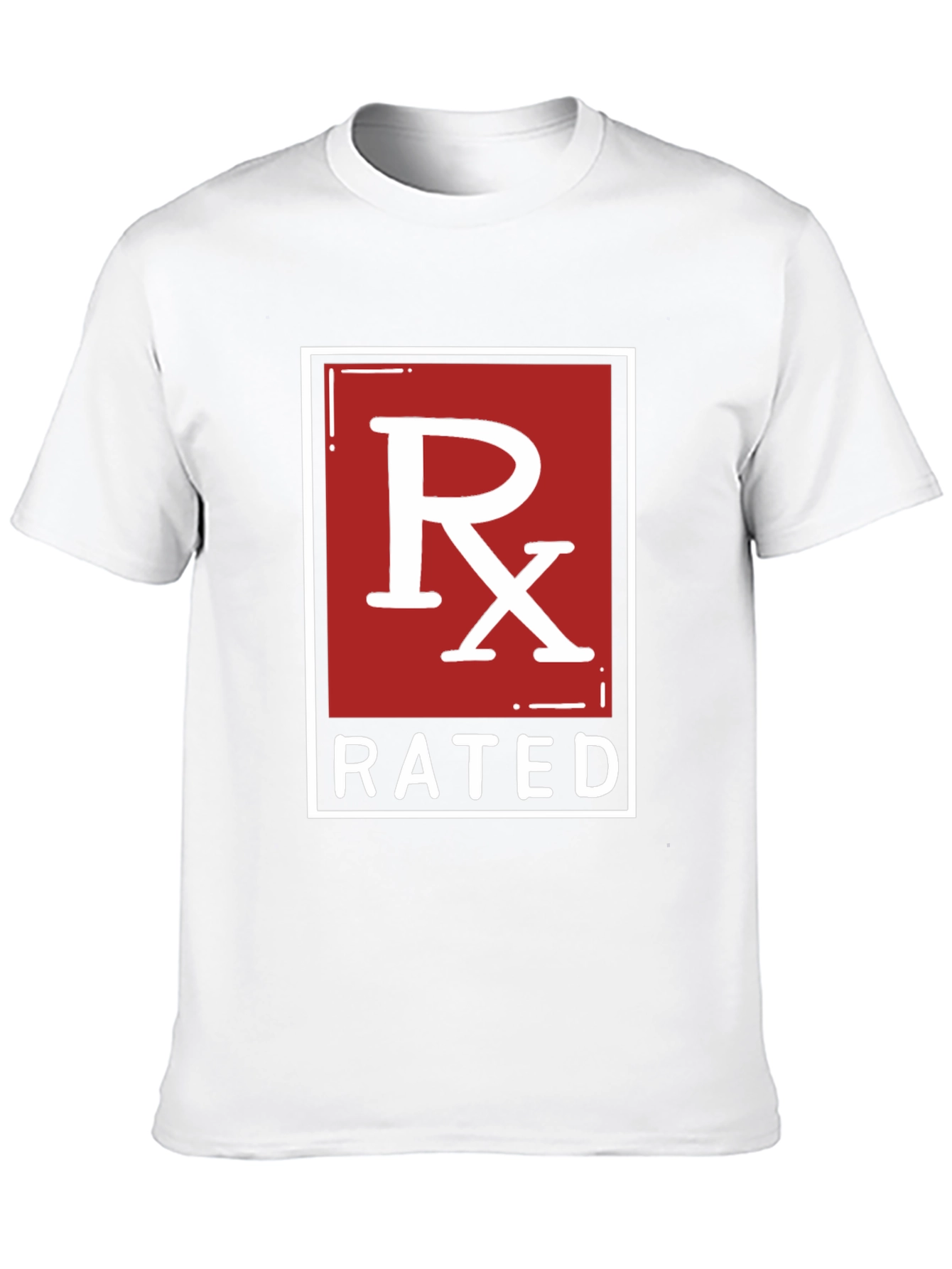 RX Rated Graphic Tee - Black Cotton T-Shirt