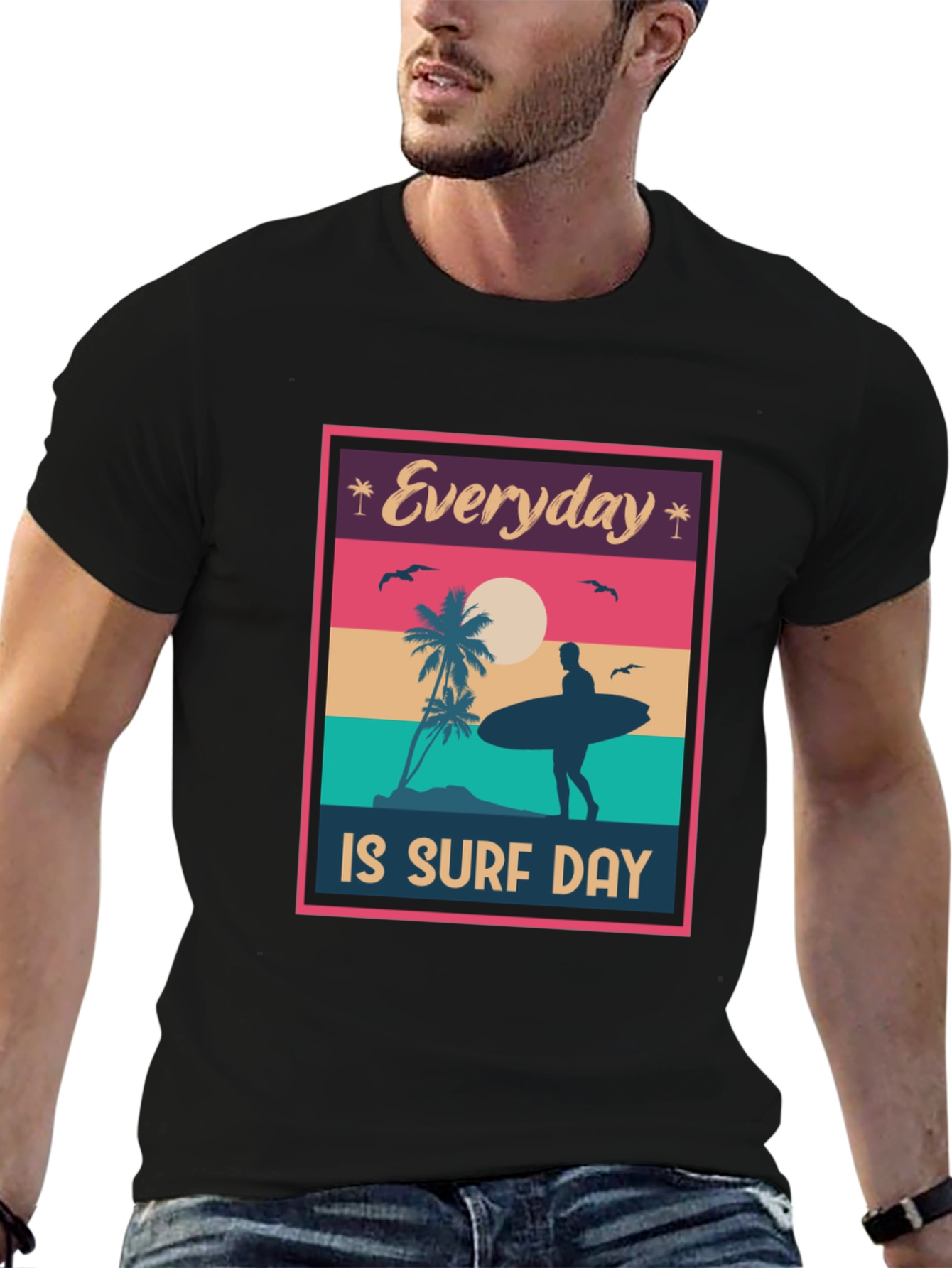Everyday Is Surf Day Graphic Tee