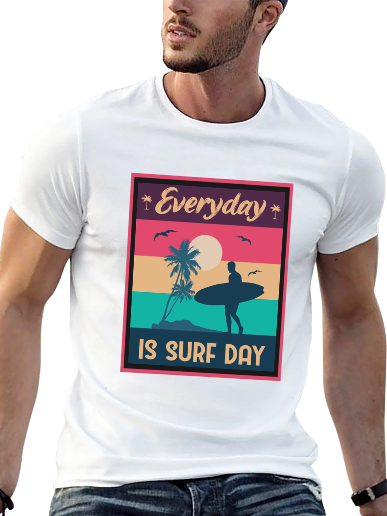 Everyday Is Surf Day Graphic Tee