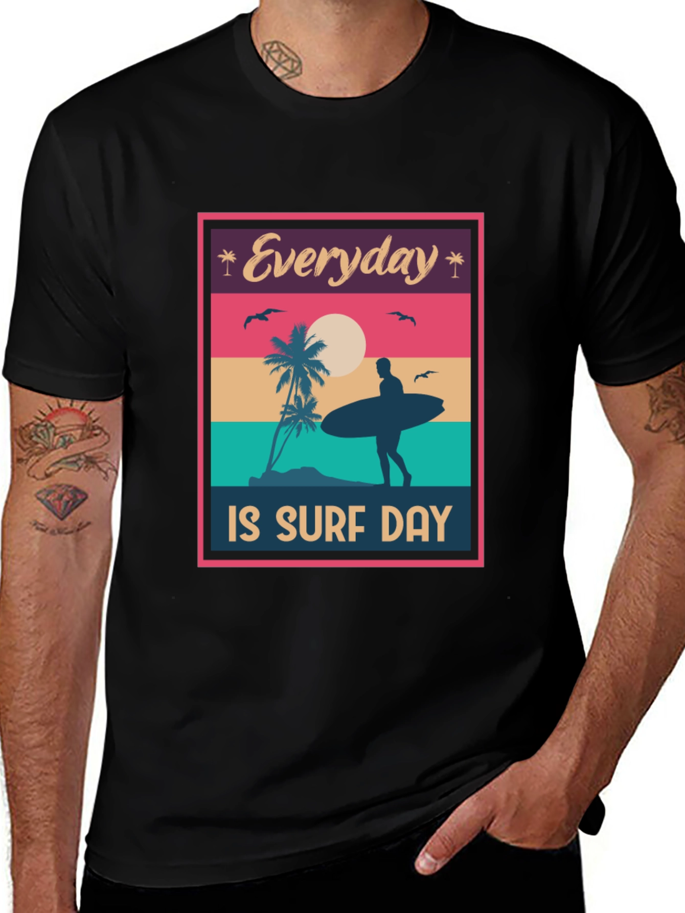 Everyday Is Surf Day Graphic Tee
