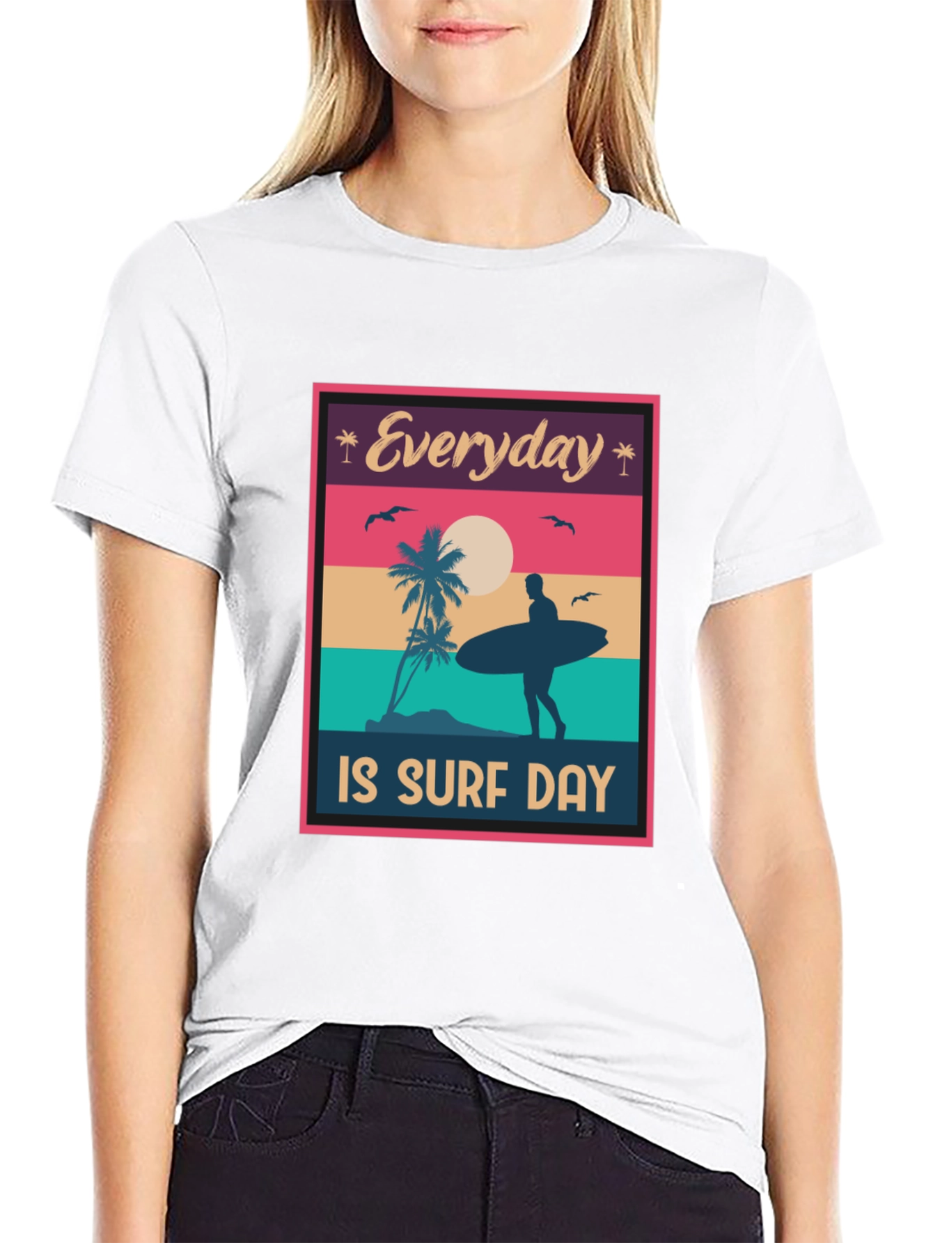 Everyday Is Surf Day Graphic Tee