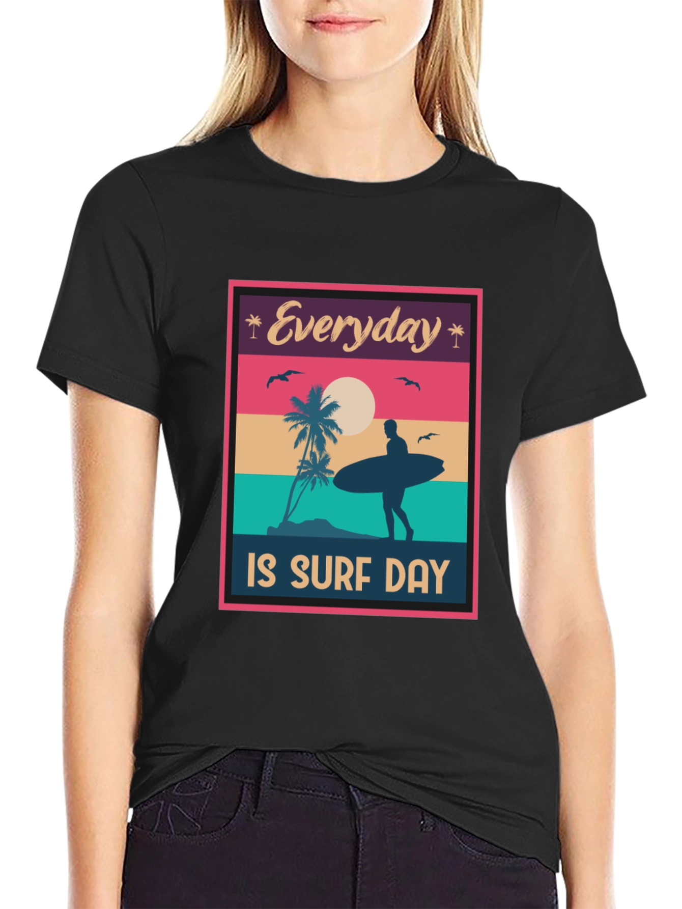 Everyday Is Surf Day Graphic Tee