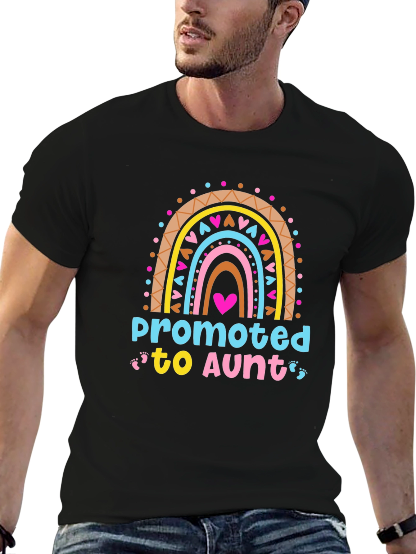 Promoted to Aunt T-Shirt - New Auntie Gift