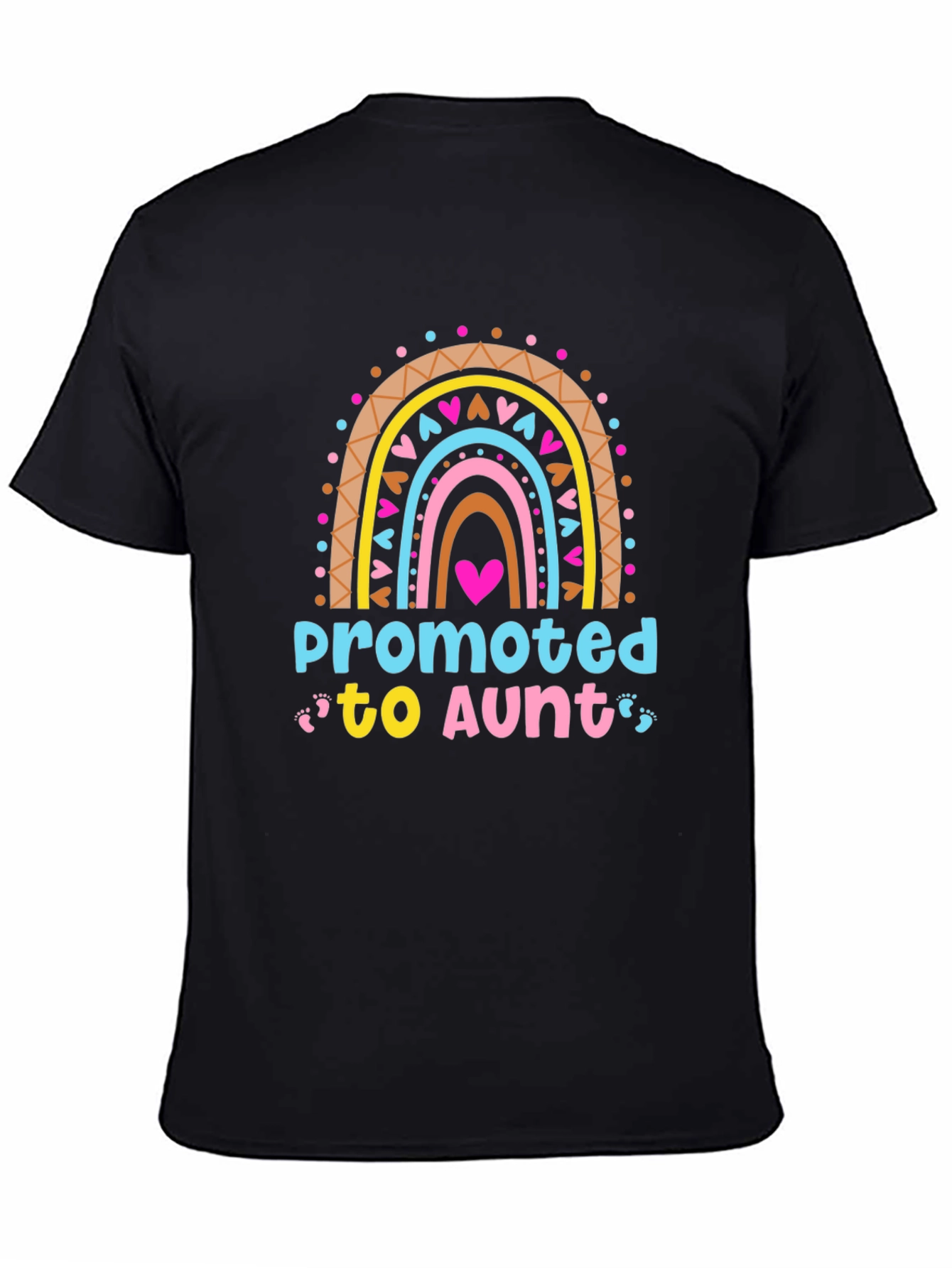 Promoted to Aunt T-Shirt - New Auntie Gift