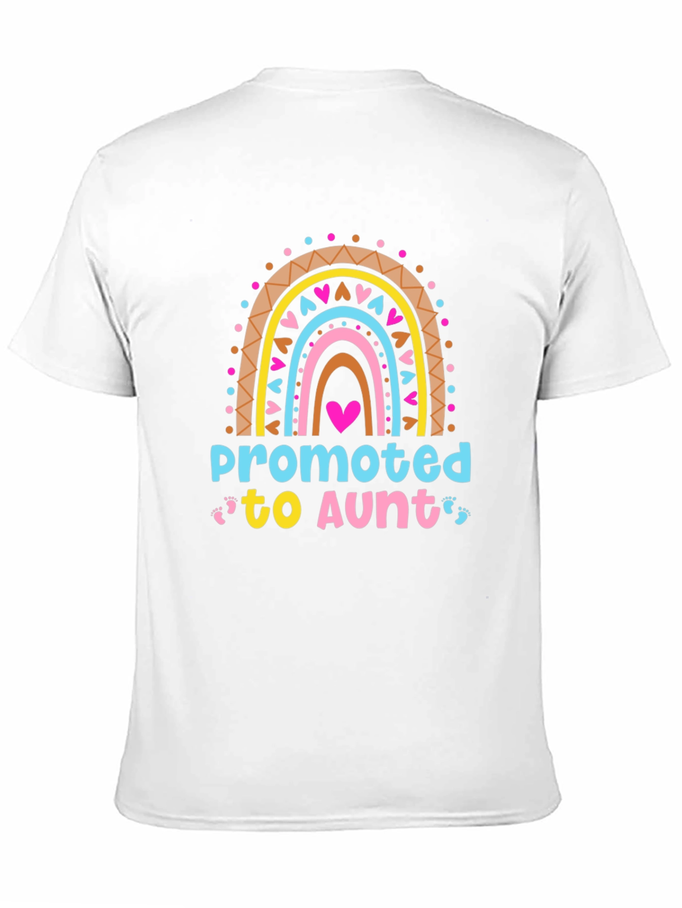 Promoted to Aunt T-Shirt - New Auntie Gift
