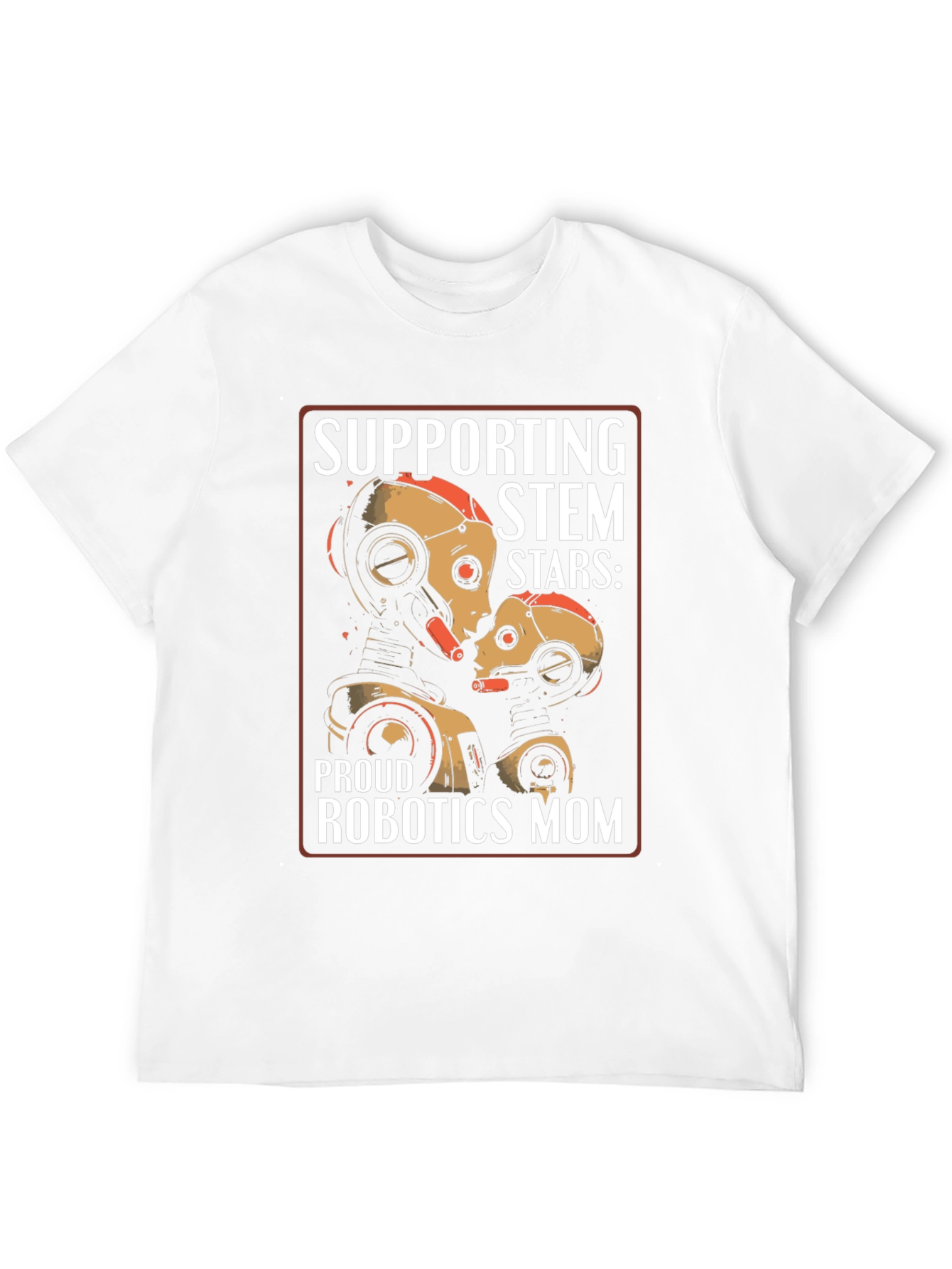 Proud Robotics Mom STEM Stars T-Shirt