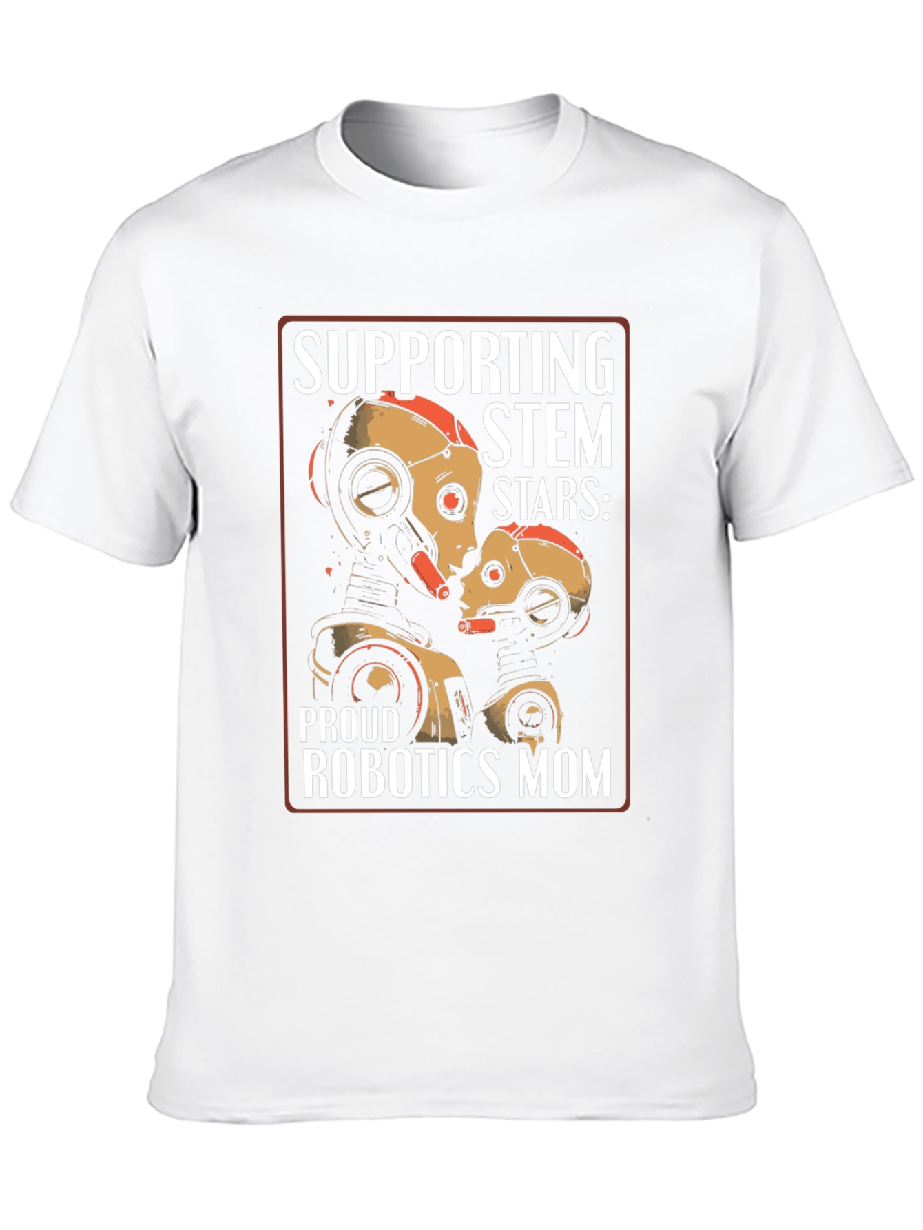 Proud Robotics Mom STEM Stars T-Shirt