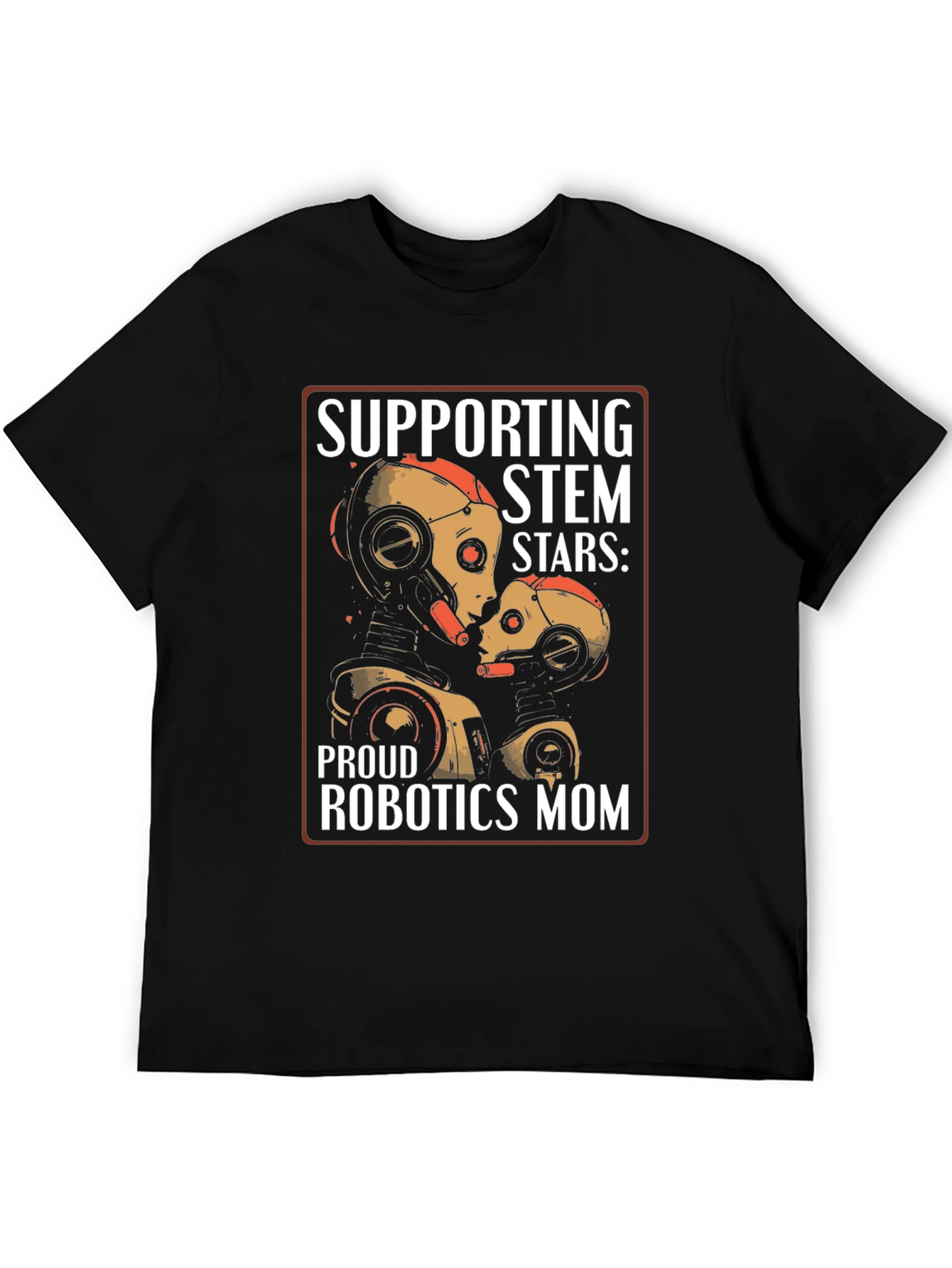 Proud Robotics Mom STEM Stars T-Shirt
