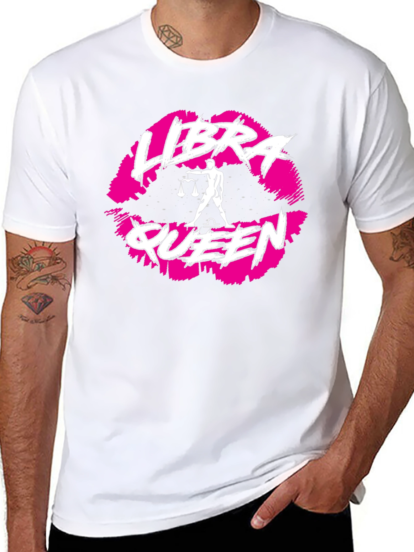 Libra Queen T-Shirt - Zodiac Astrology Design