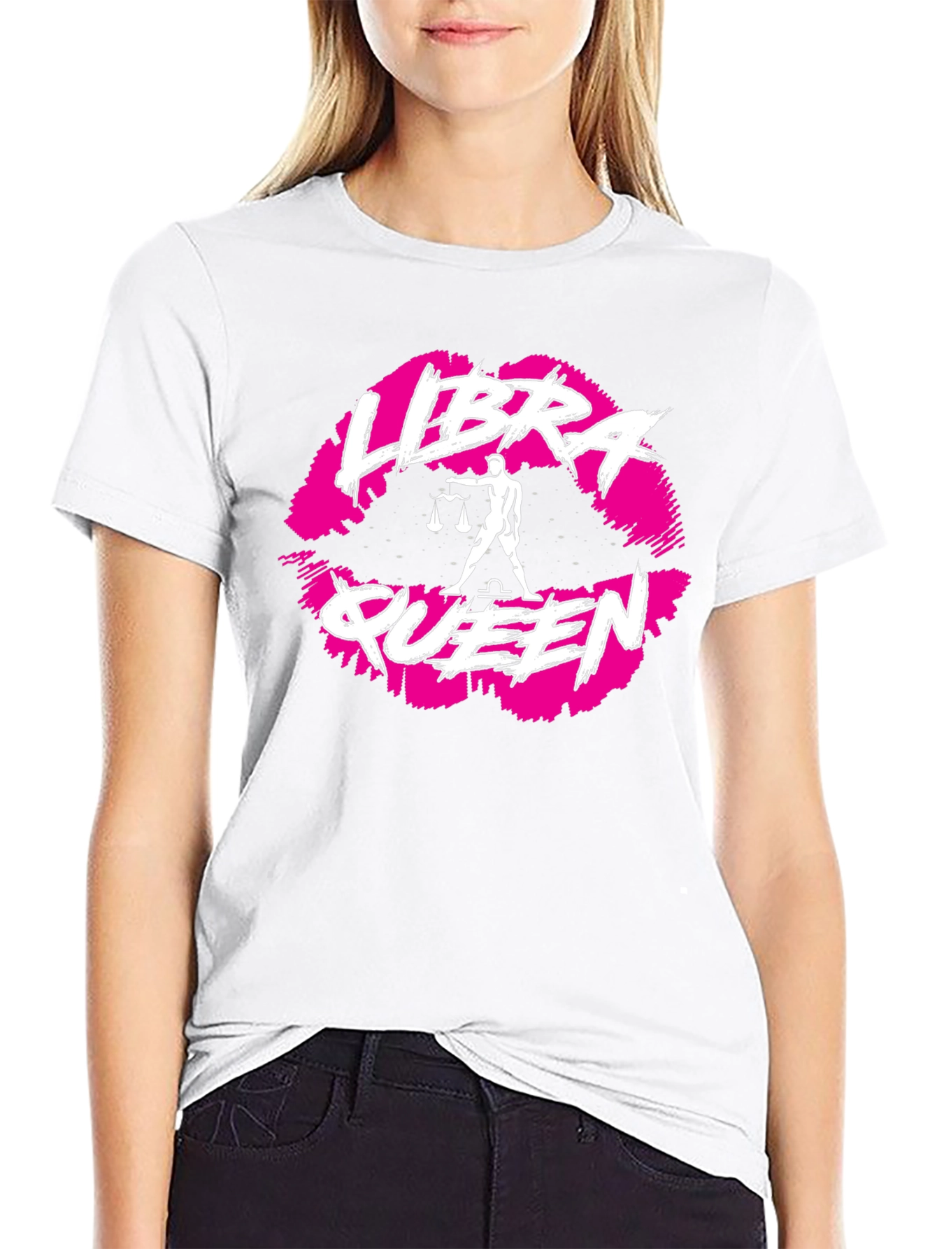 Libra Queen T-Shirt - Zodiac Astrology Design