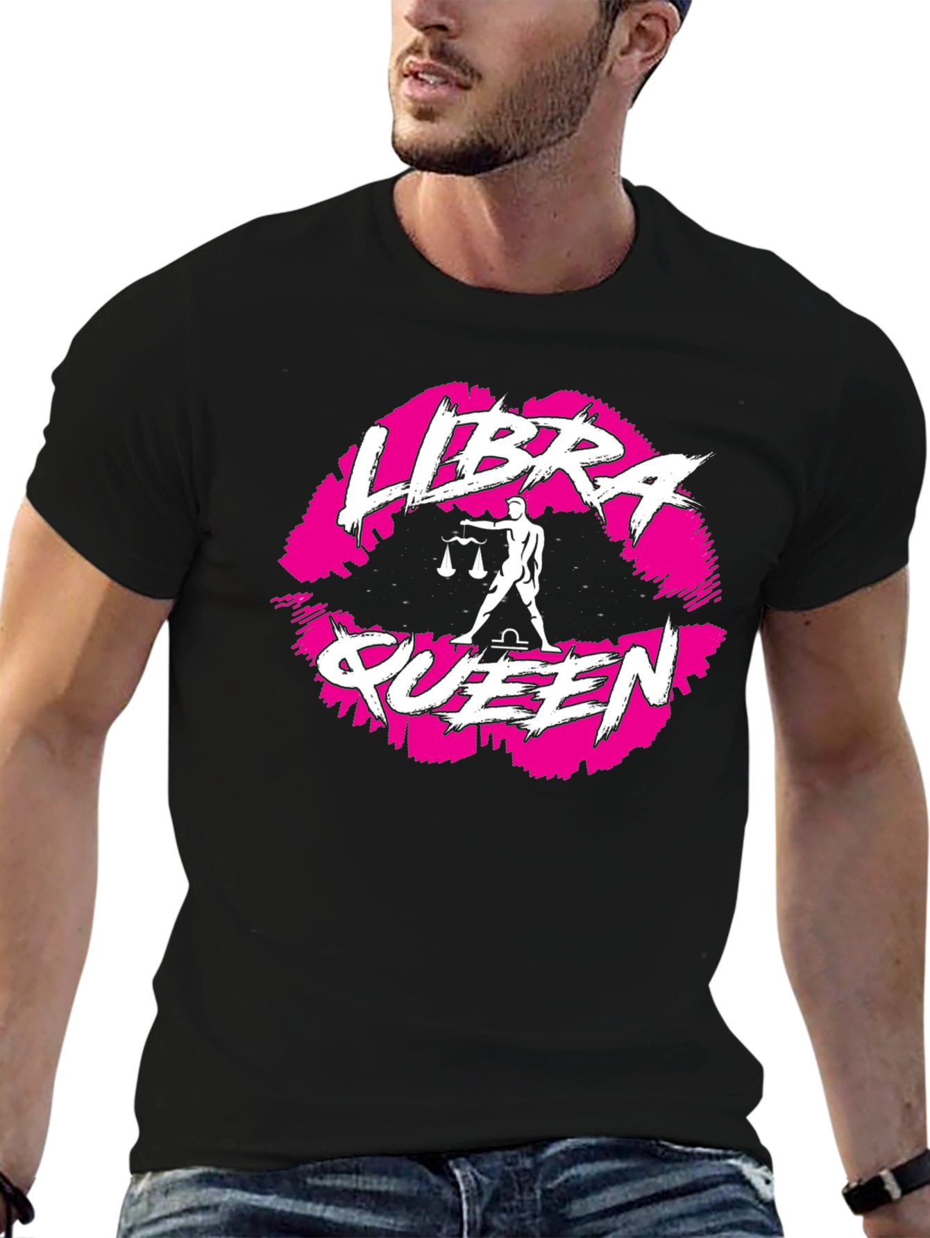Libra Queen T-Shirt - Zodiac Astrology Design