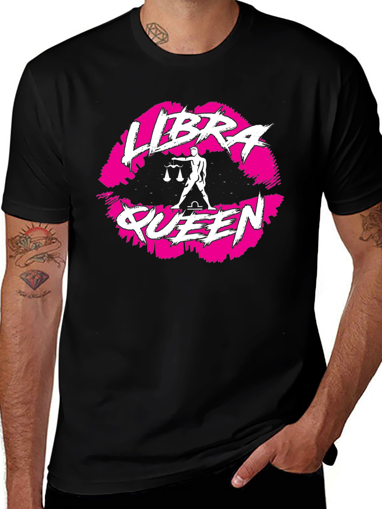 Libra Queen T-Shirt - Zodiac Astrology Design