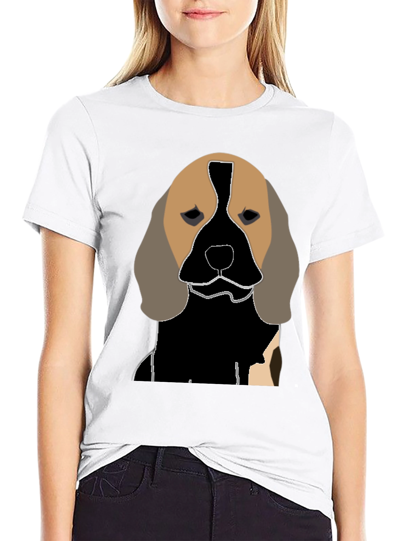 Dog Graphic Tee - Unique Canine Design