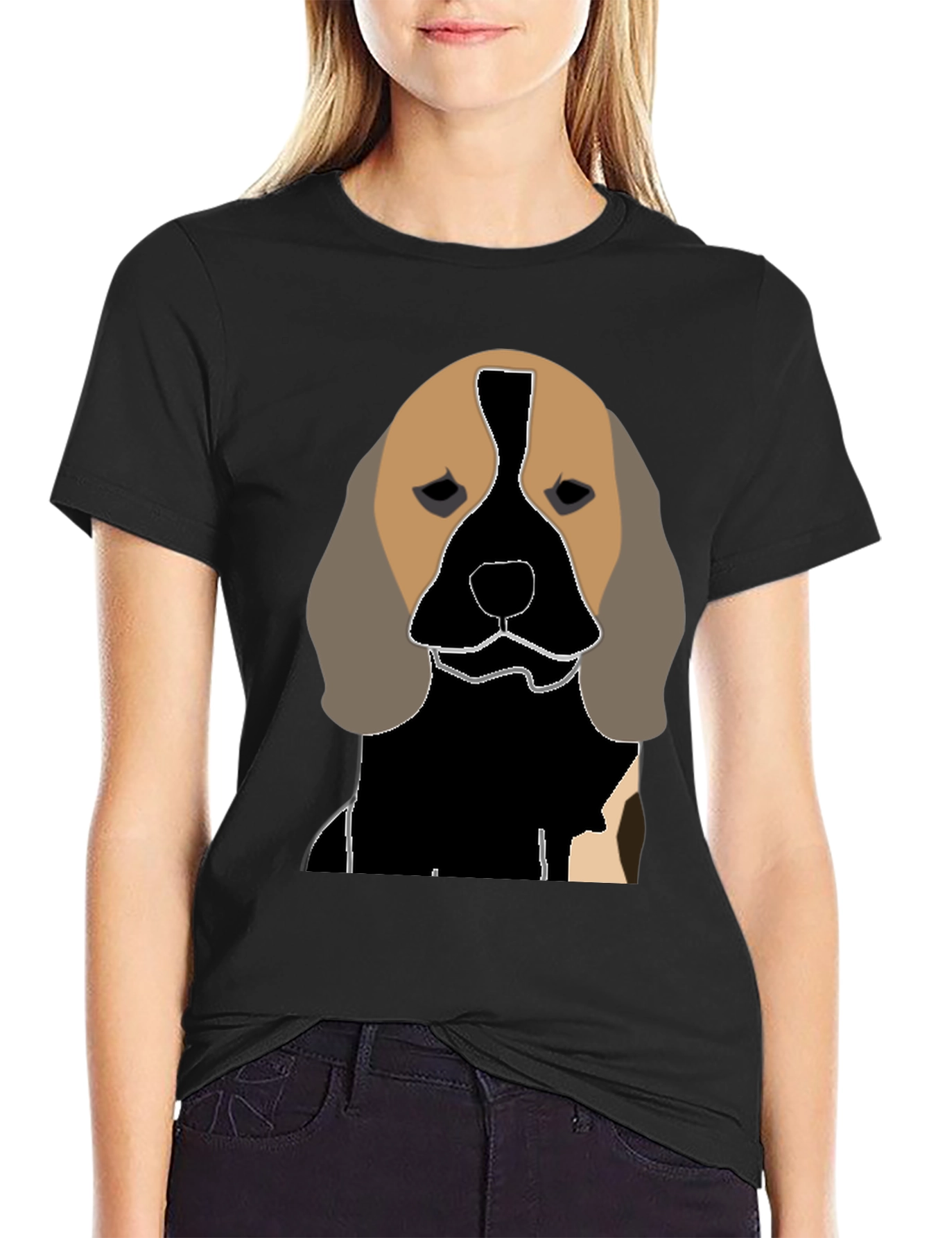 Dog Graphic Tee - Unique Canine Design