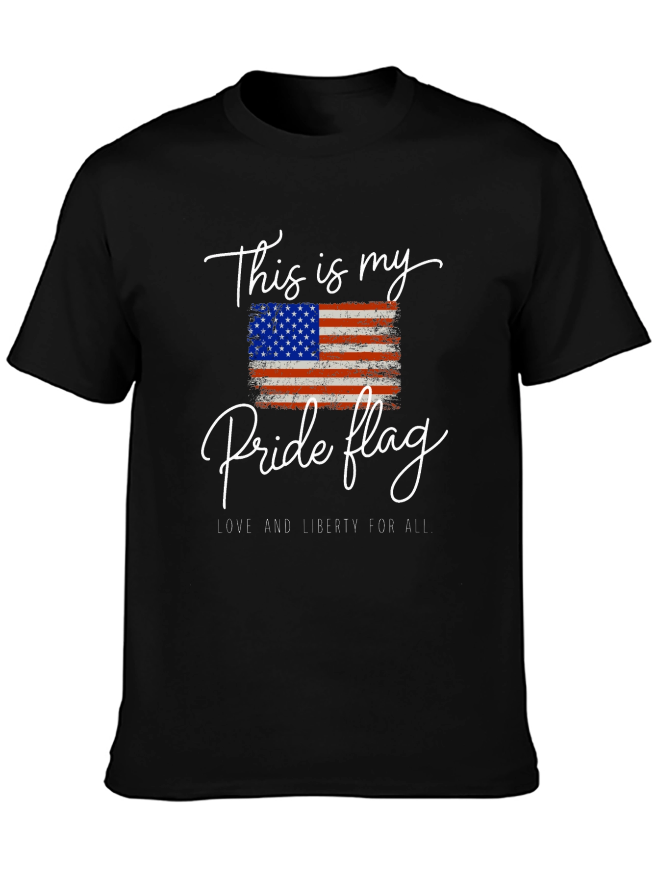Pride Flag Graphic Tee