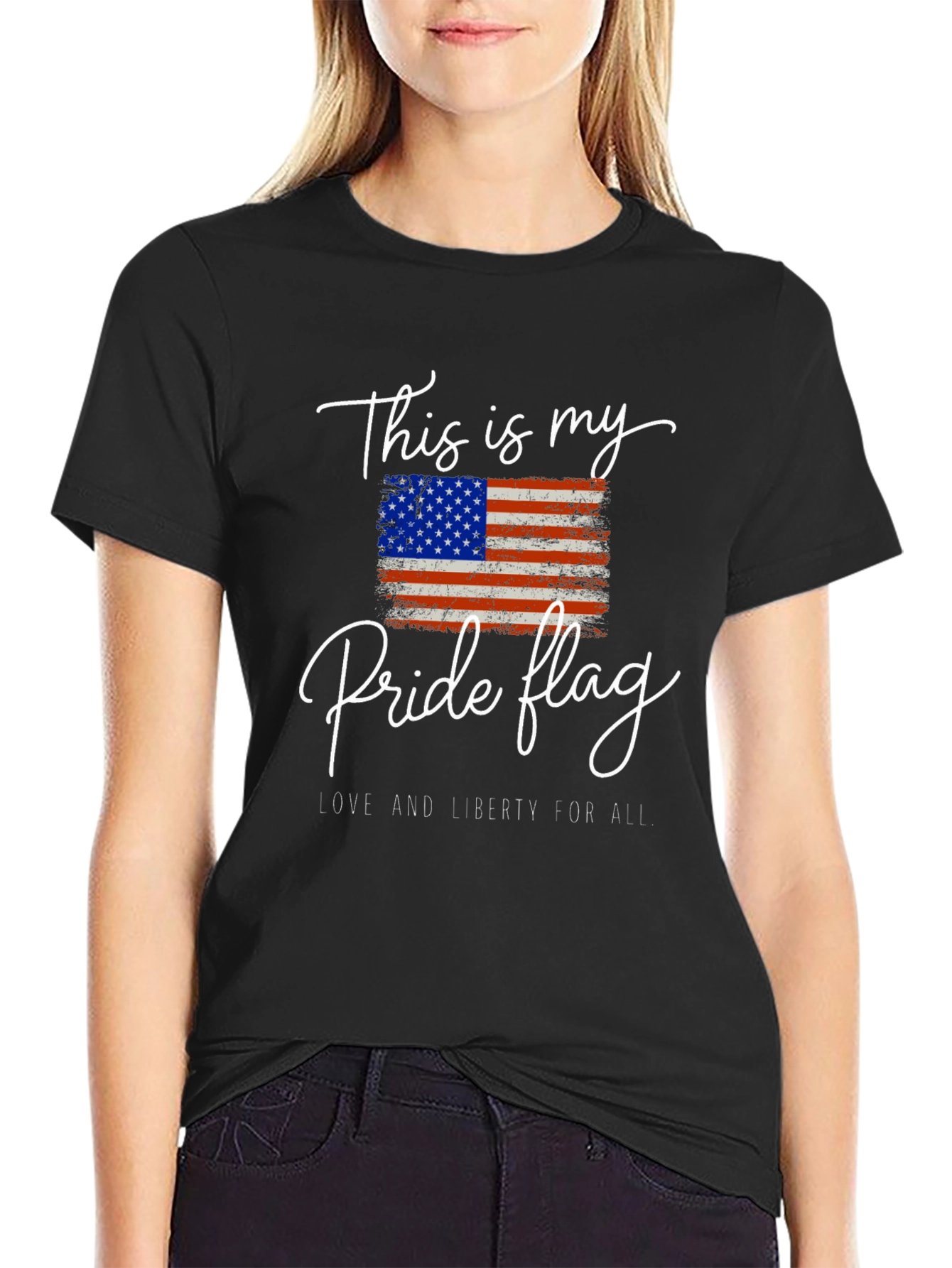 Pride Flag Graphic Tee