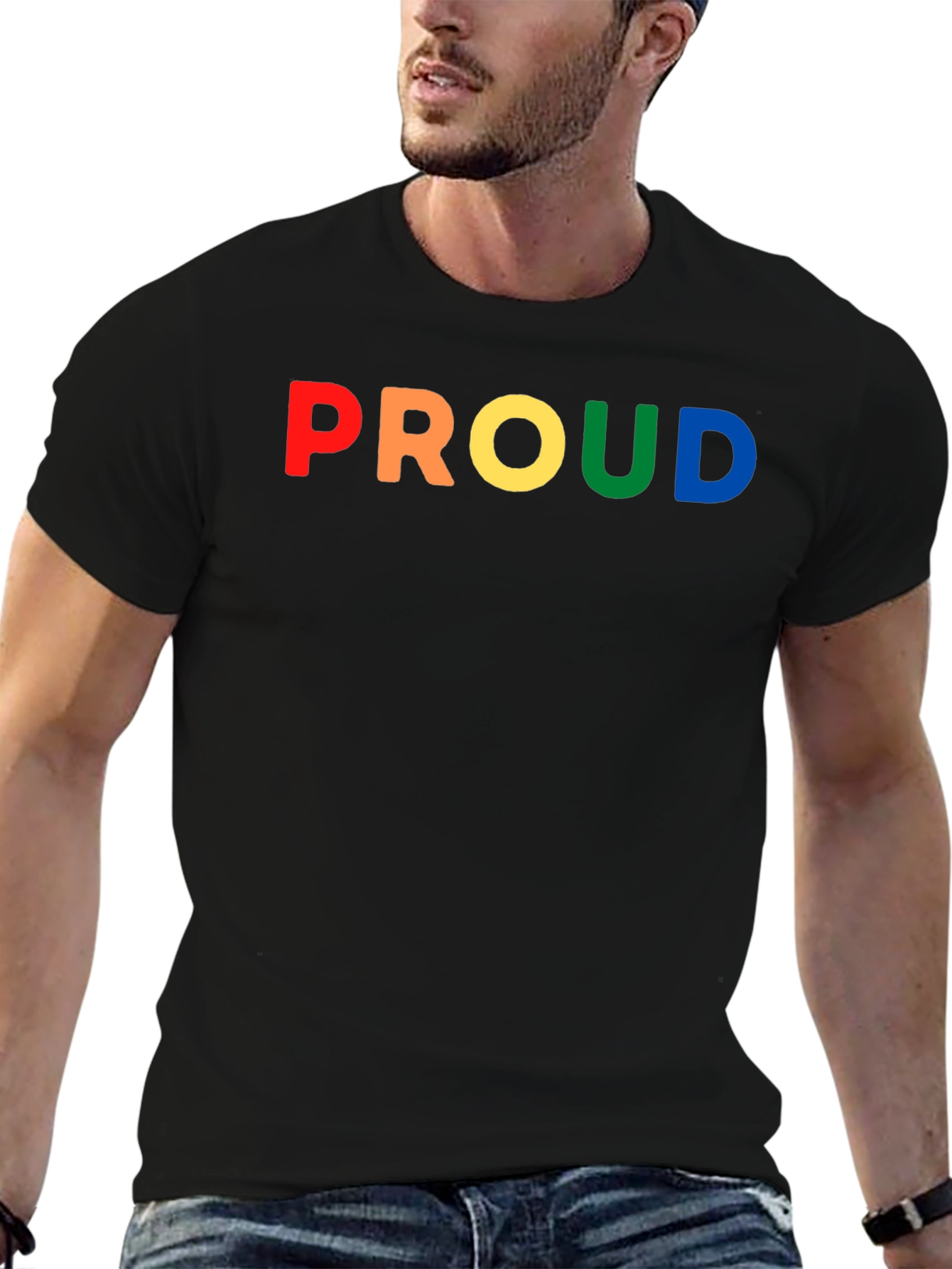 Rainbow Proud Graphic T-Shirt - Pride LGBTQ+ Apparel