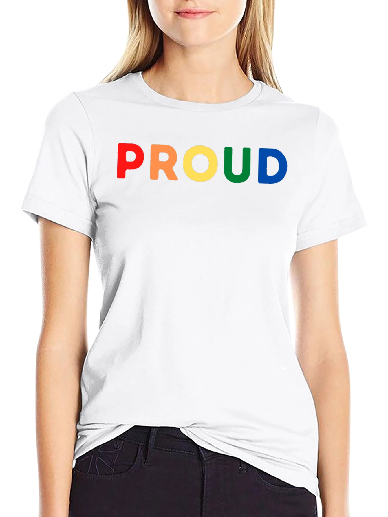 Rainbow Proud Graphic T-Shirt - Pride LGBTQ+ Apparel