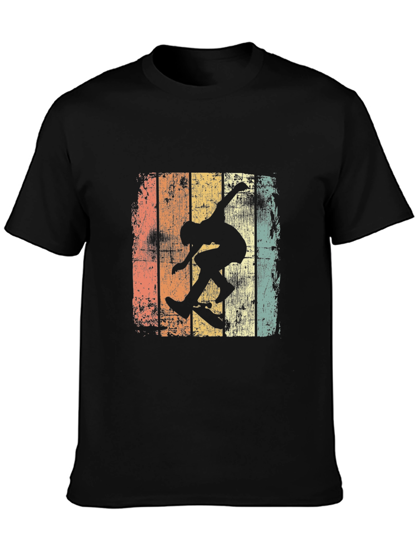 Retro Skateboarder Graphic Tee - Cool & Casual