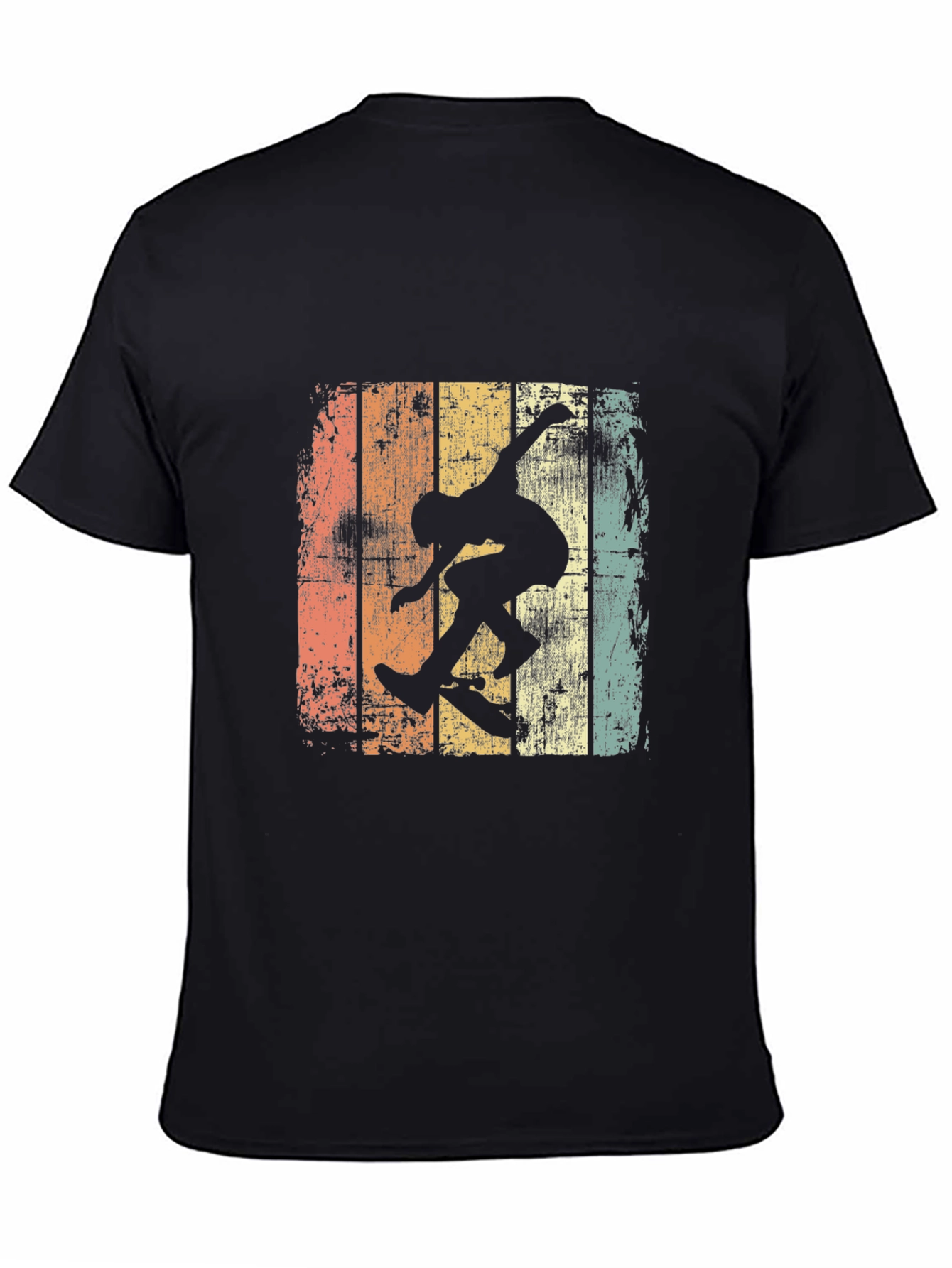Retro Skateboarder Graphic Tee - Cool & Casual