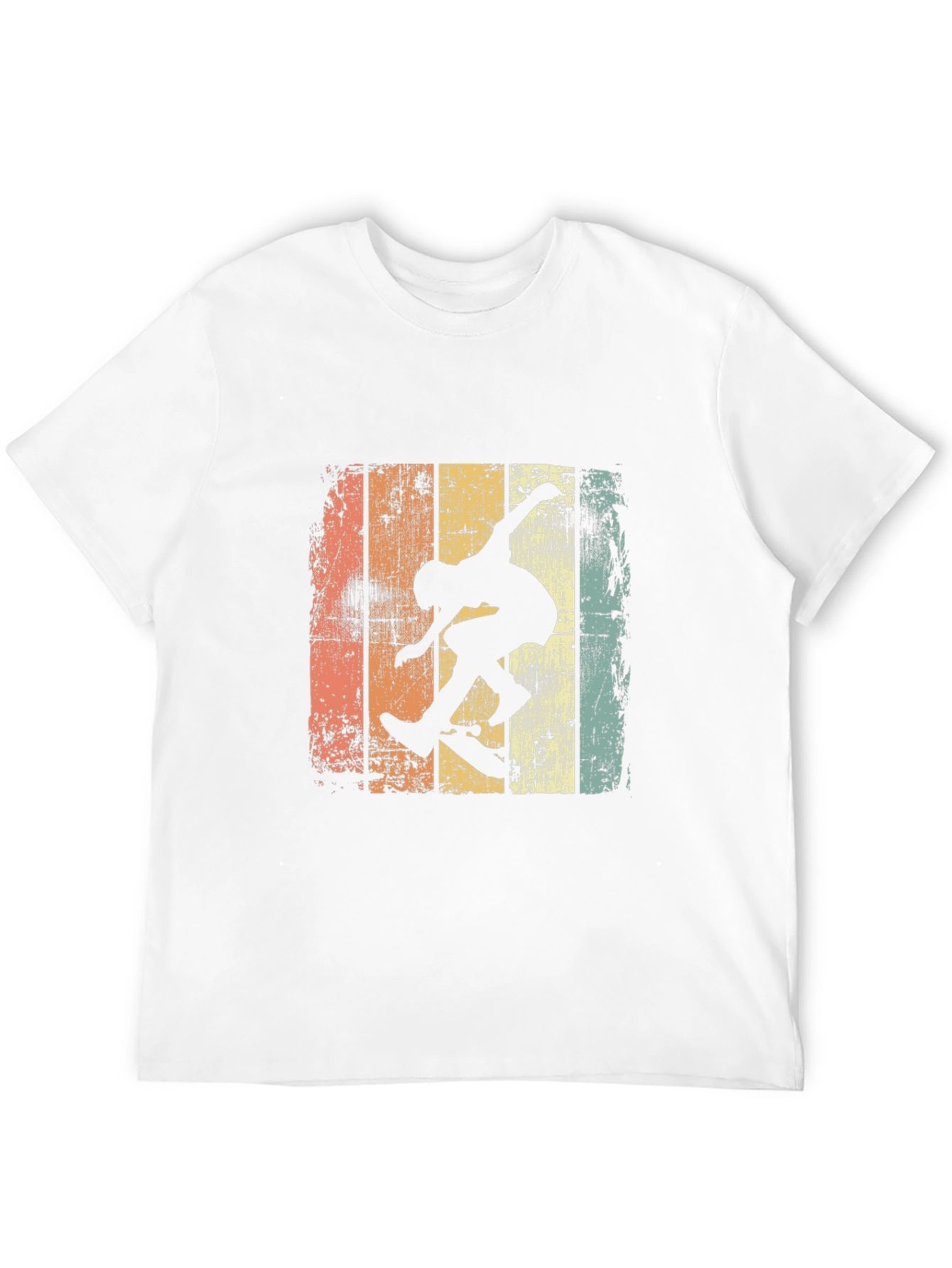 Retro Skateboarder Graphic Tee - Cool & Casual